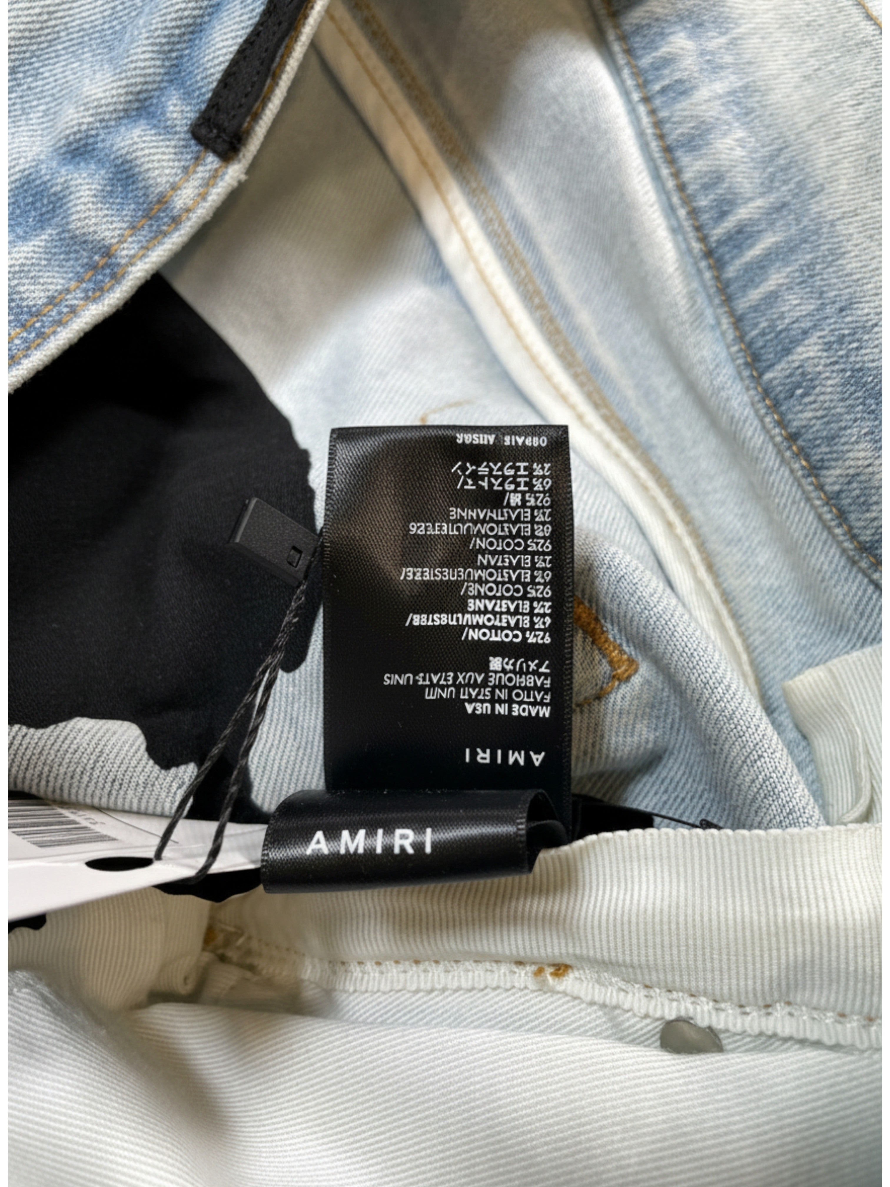 Amiri Grateful Dead Light Wash Jeans