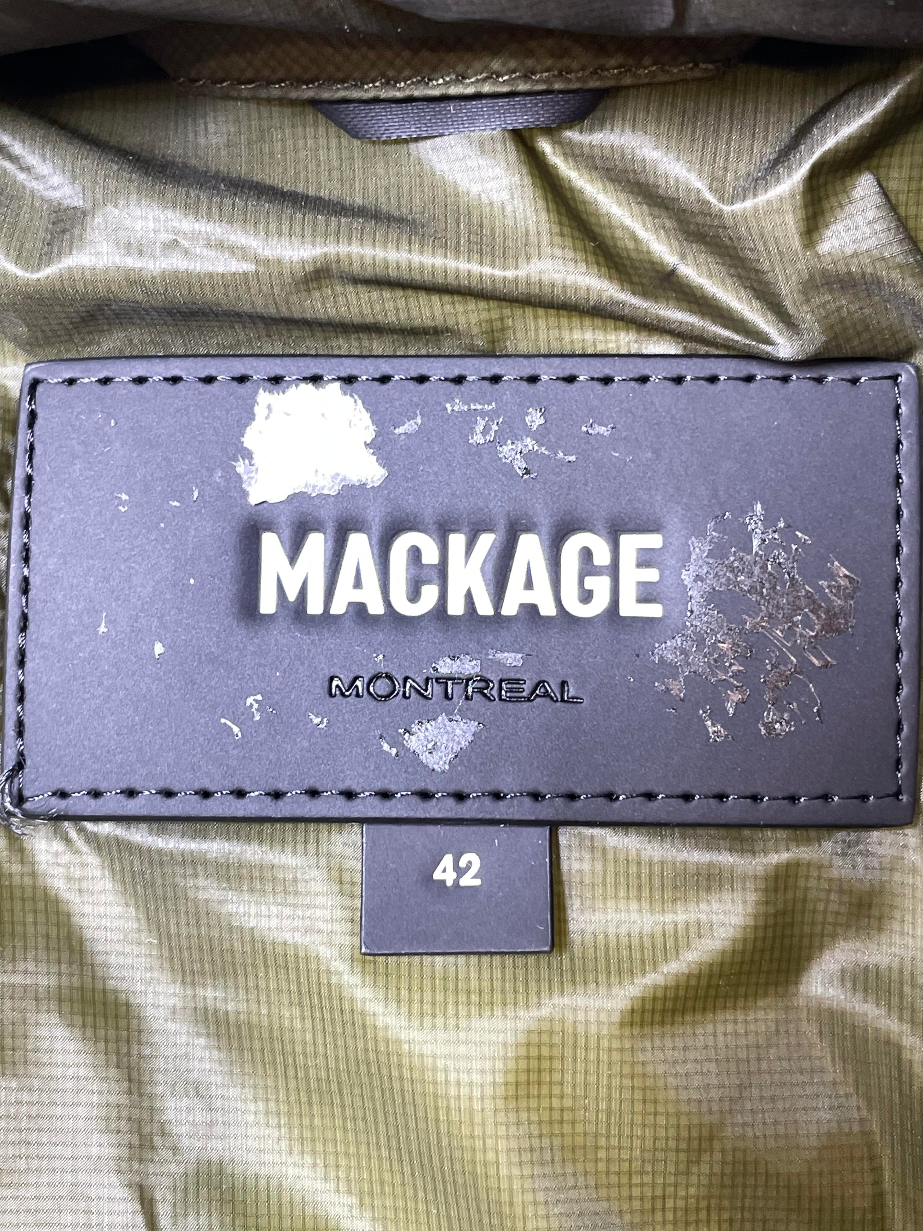 Mackage Down Olive Puffer Vest