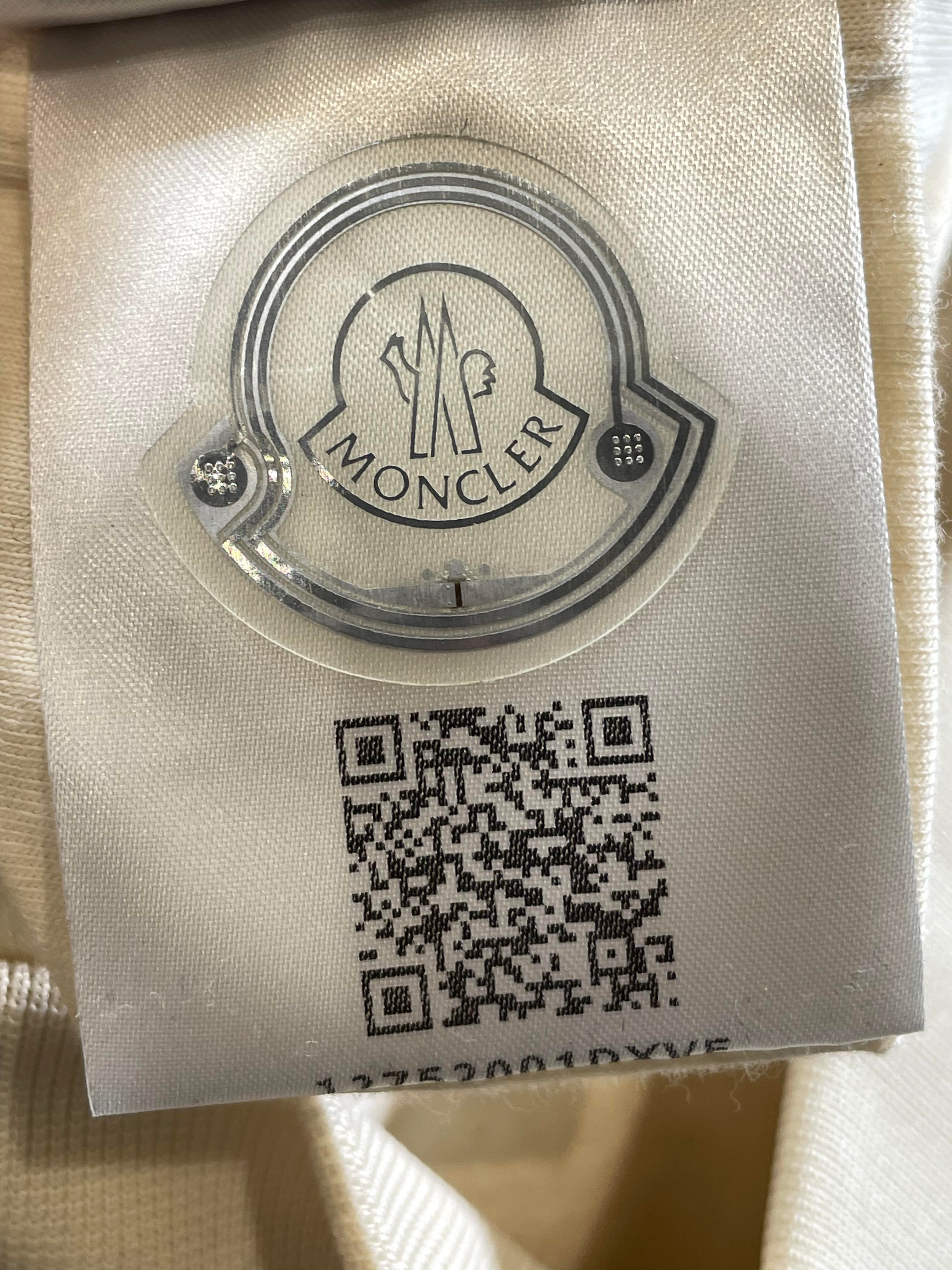 Moncler Maglia Aperta Cream Jacket