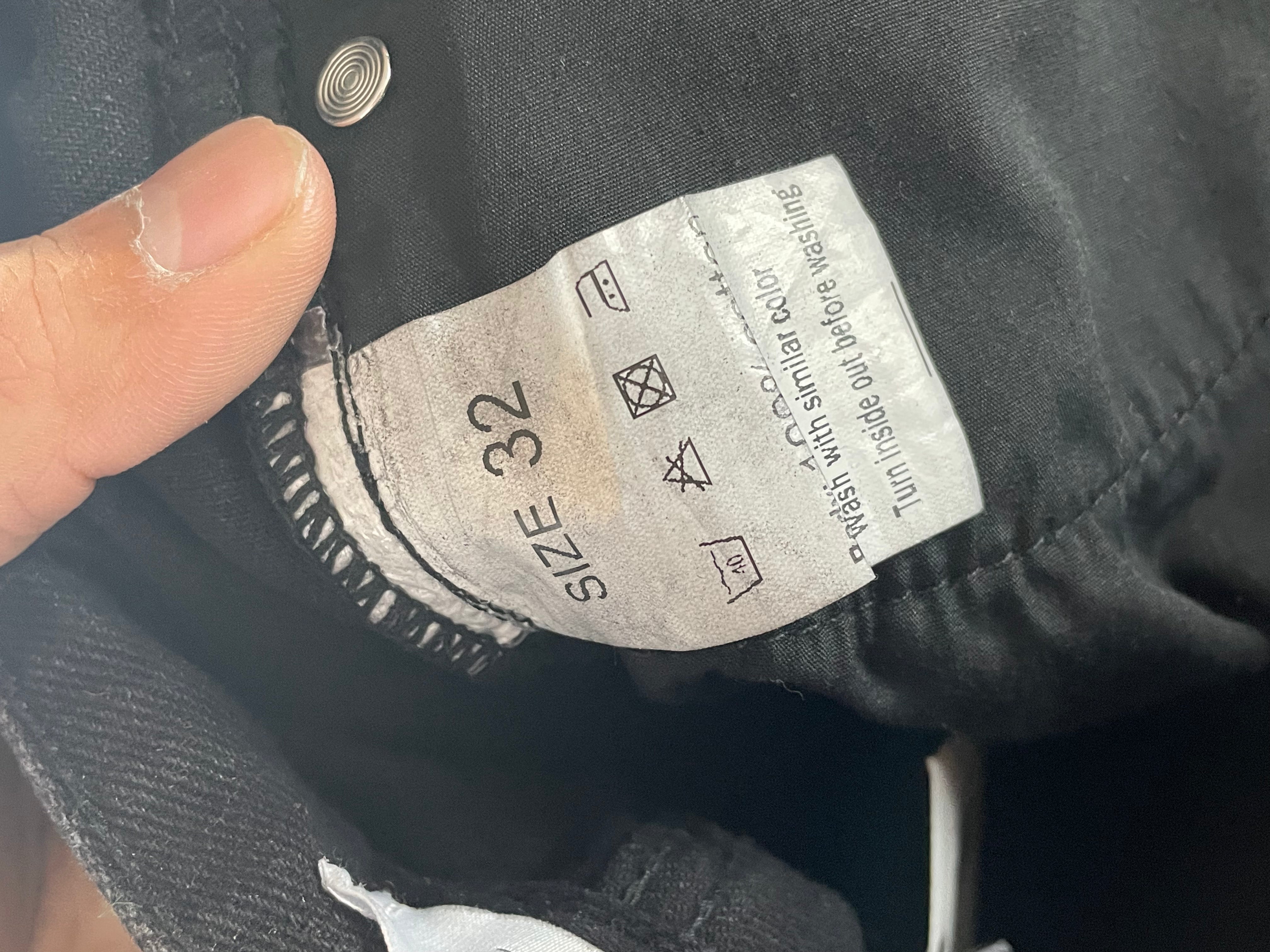 Vale Stacked Black Jeans Used 32