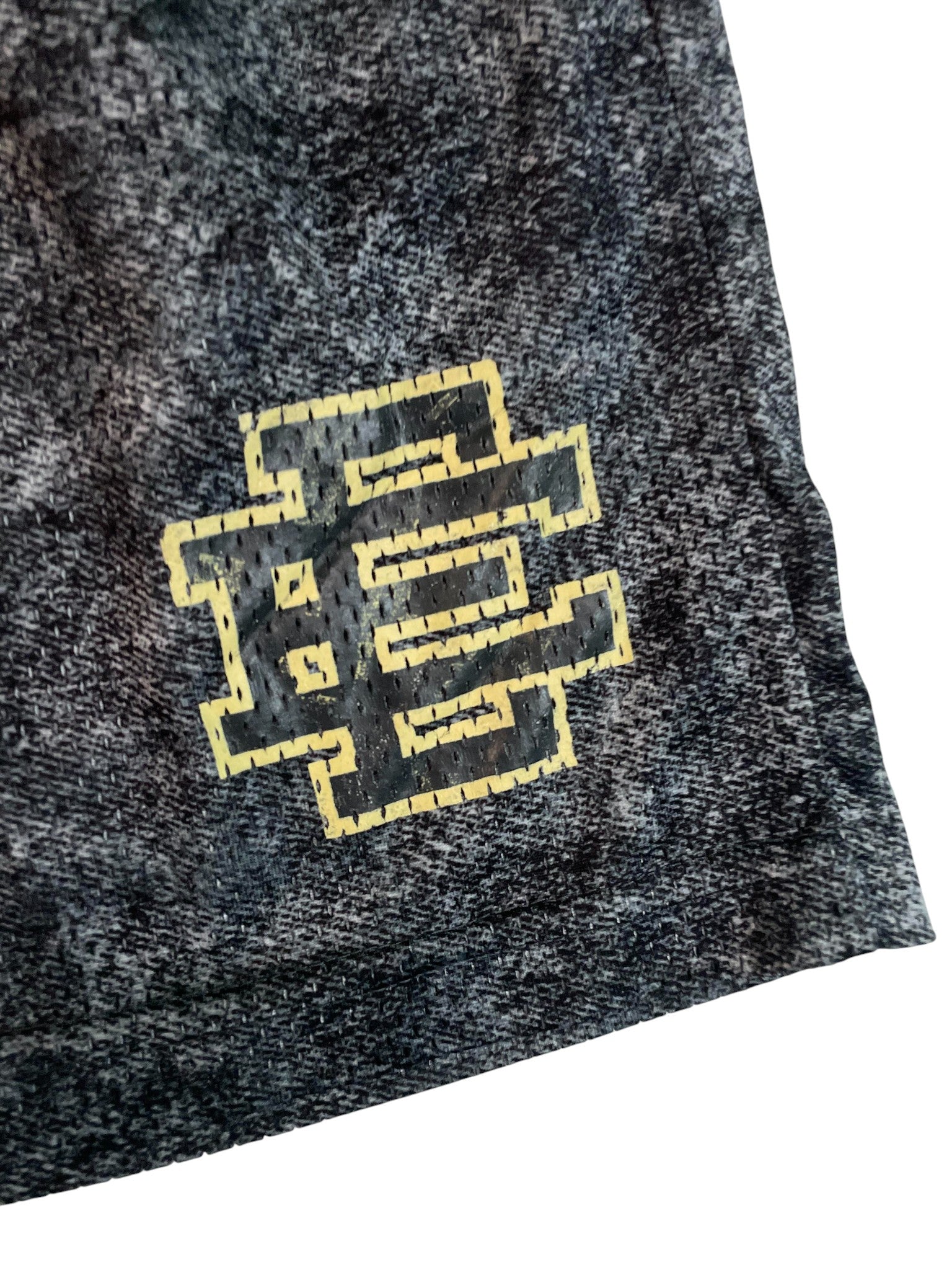 Eric Emanuel Charcoal & Cream Baggy Shorts