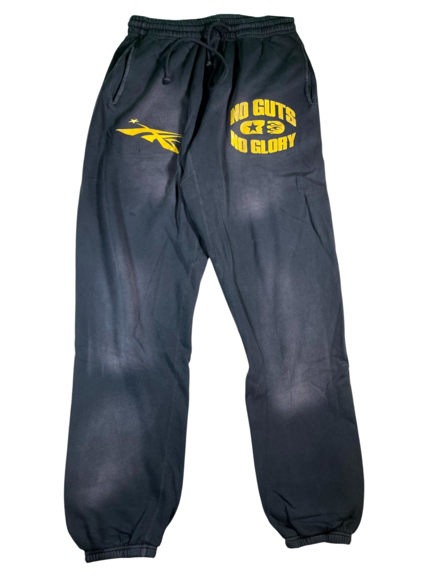 Hellstar No Guts No Glory Black Wash Sweats
