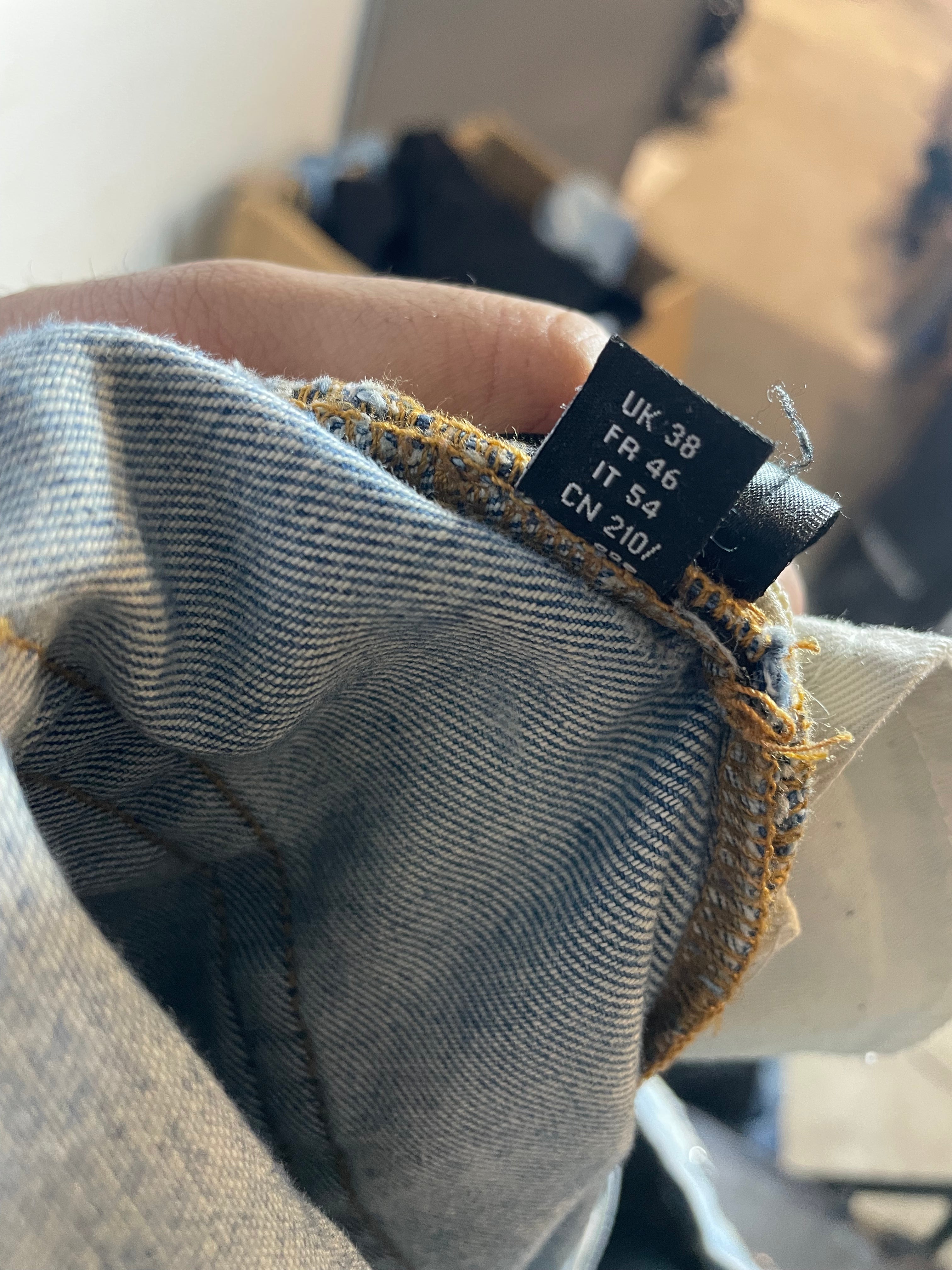 Amiri MX1 Plaid Jeans Used 38