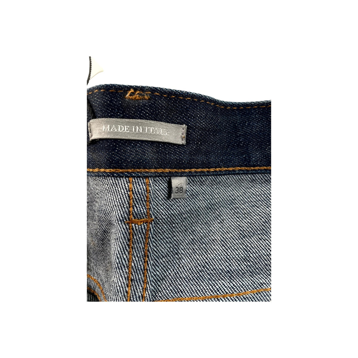 Dior Selvedge Cuff Logo Navy Jeans