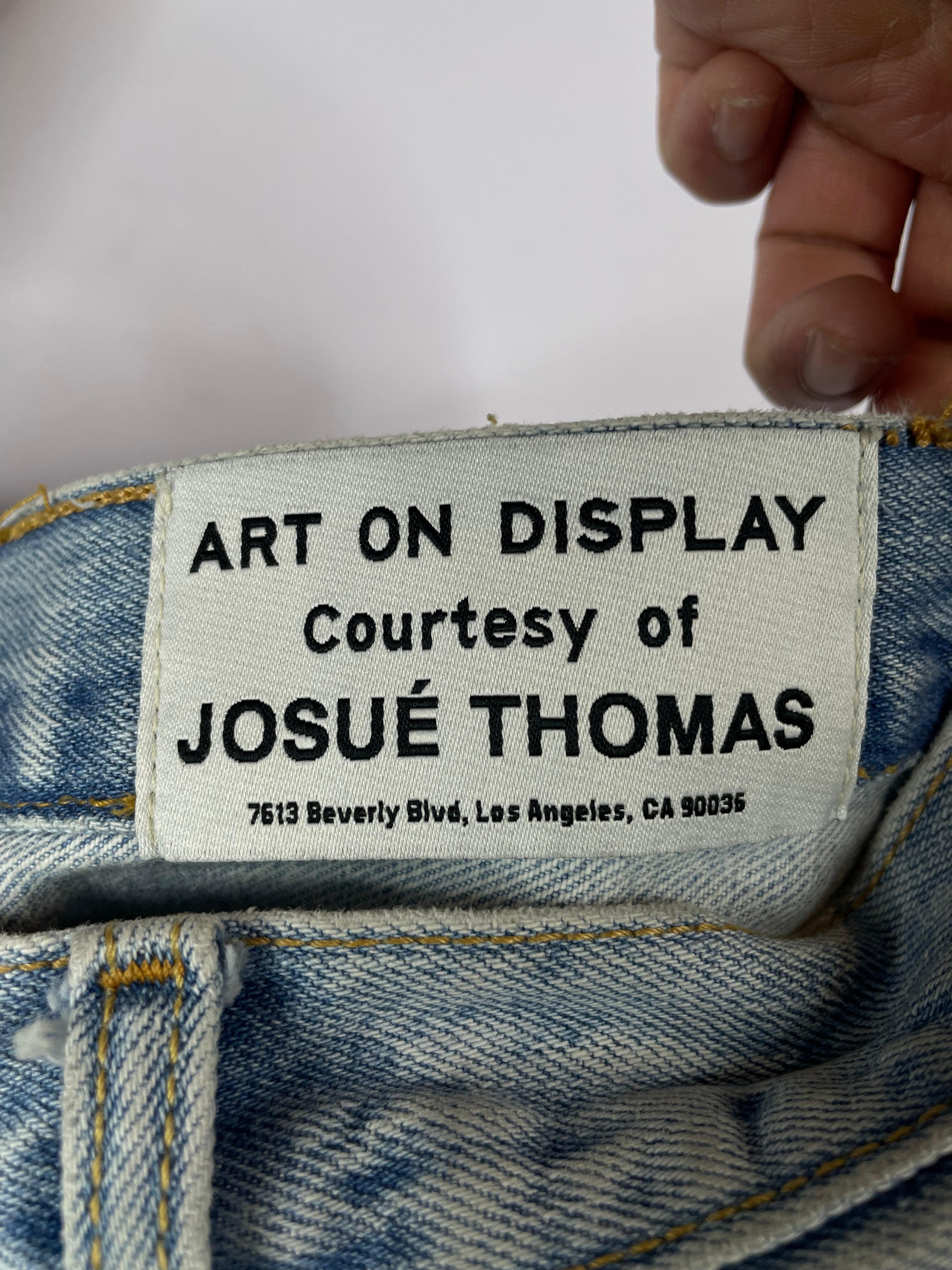 Gallery Dept G Patches Light Wash Blue Jeans