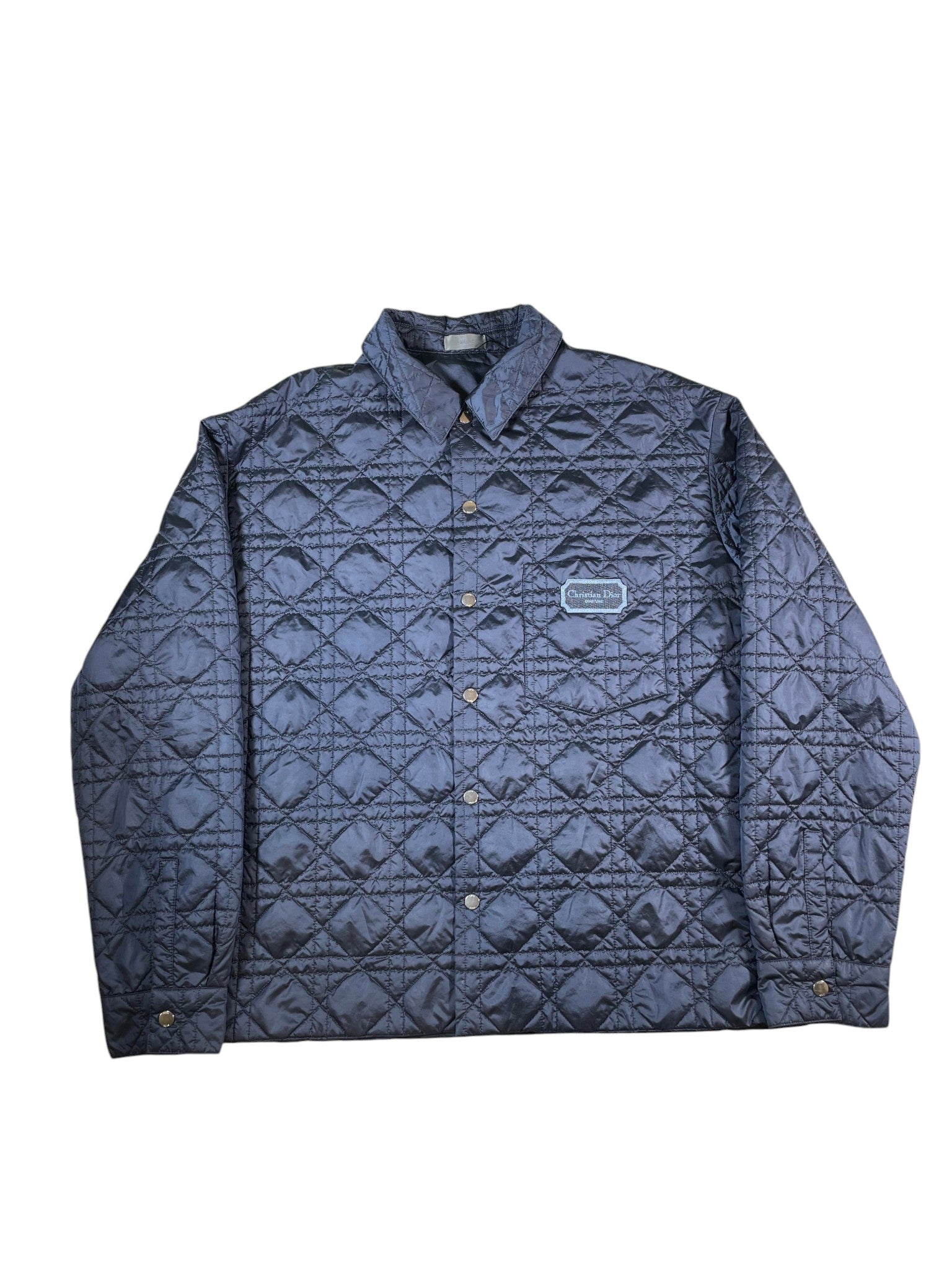 Dior Oblique Navy Puffer Jacket