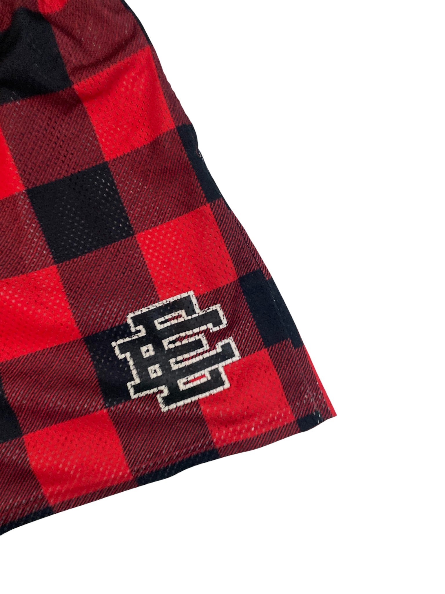 Eric Emanuel 'Checkered' Red & Black Shorts