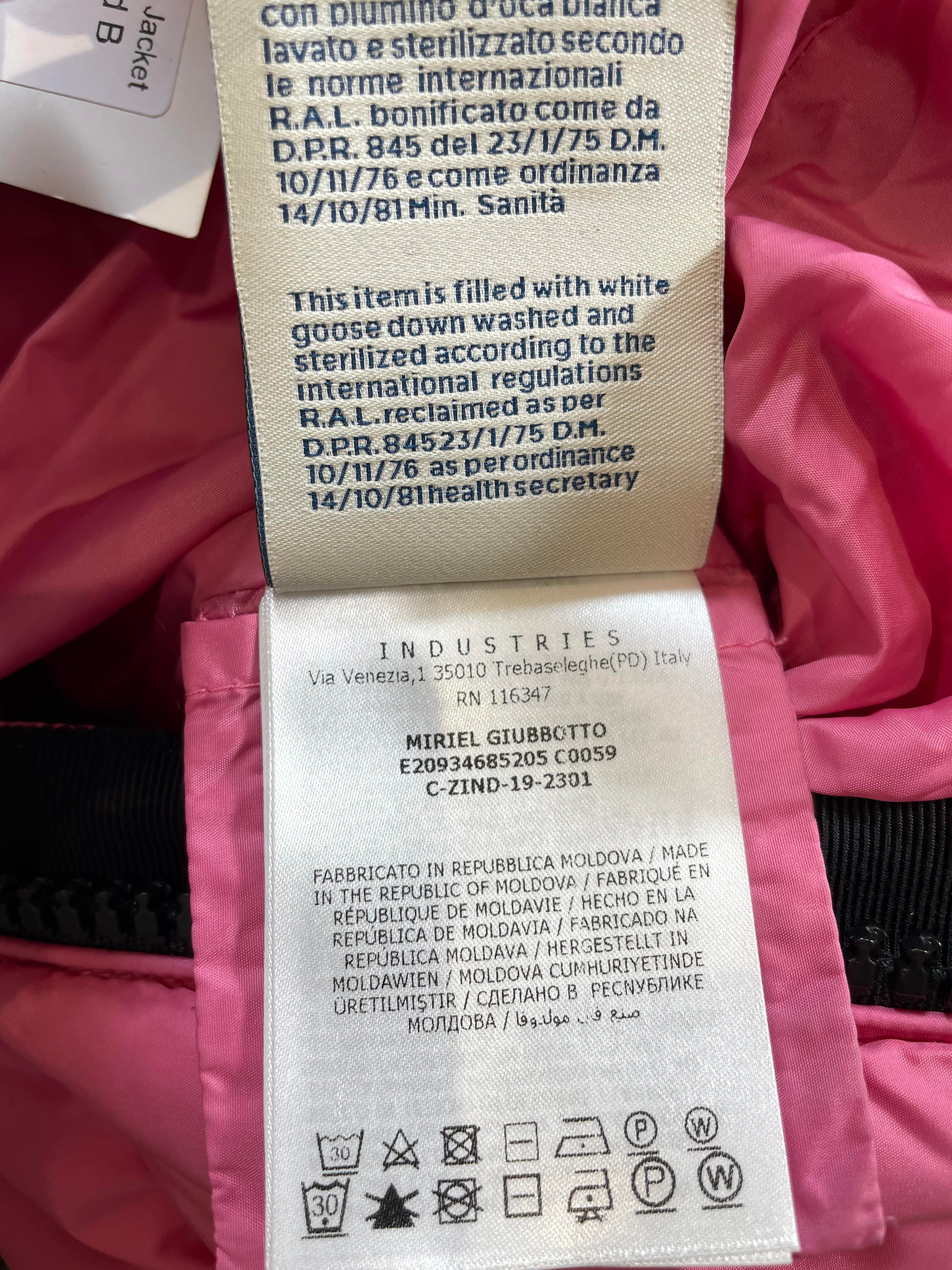 Moncler Pink Women's Puffer Jacket