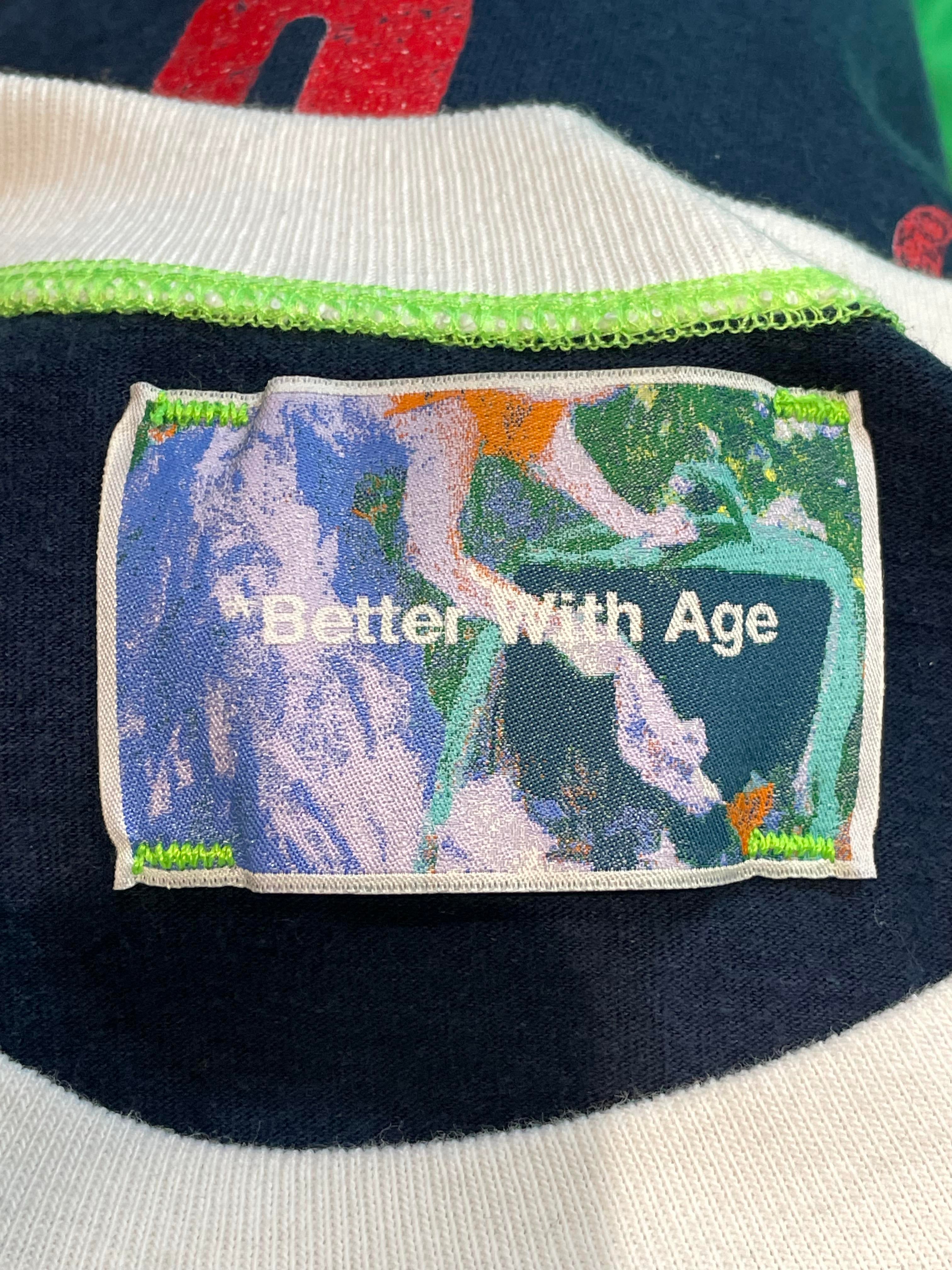 Better With Age Jimmy 3 Panel Tee Navy