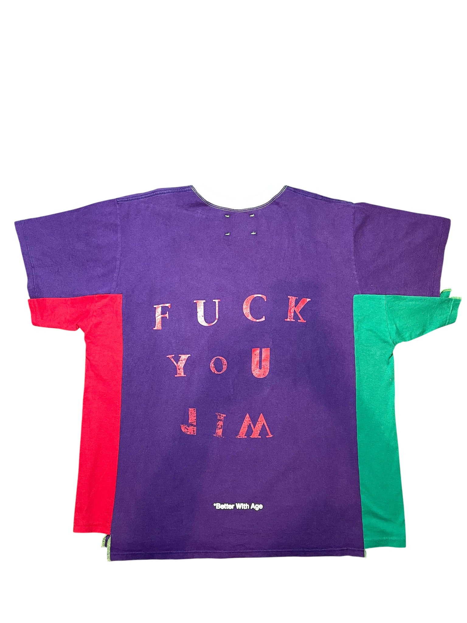 Better With Age Jimmy 3 Panel Tee Purple