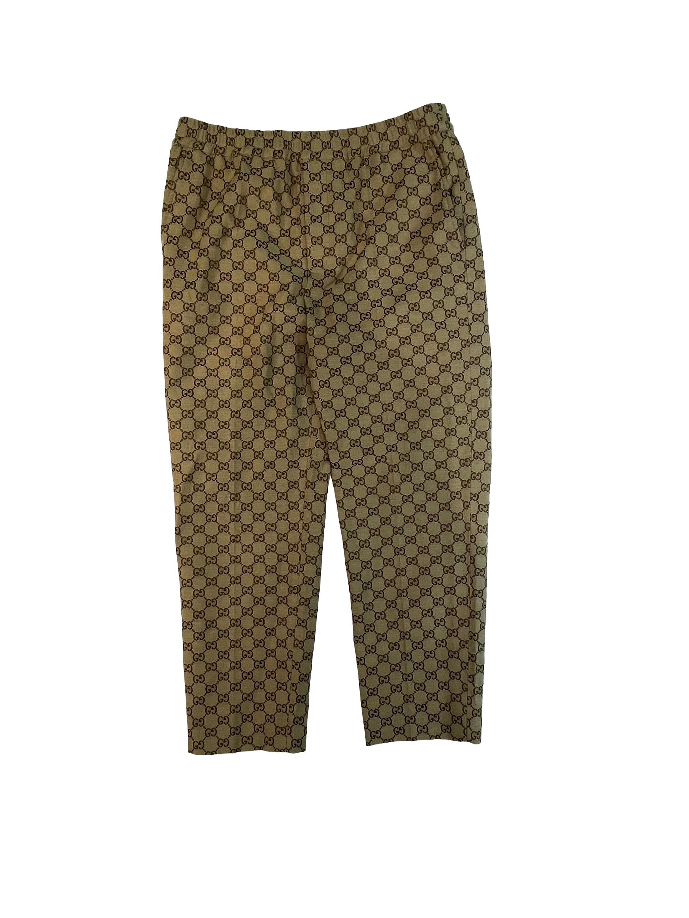 Gucci Monogram Tan Pants