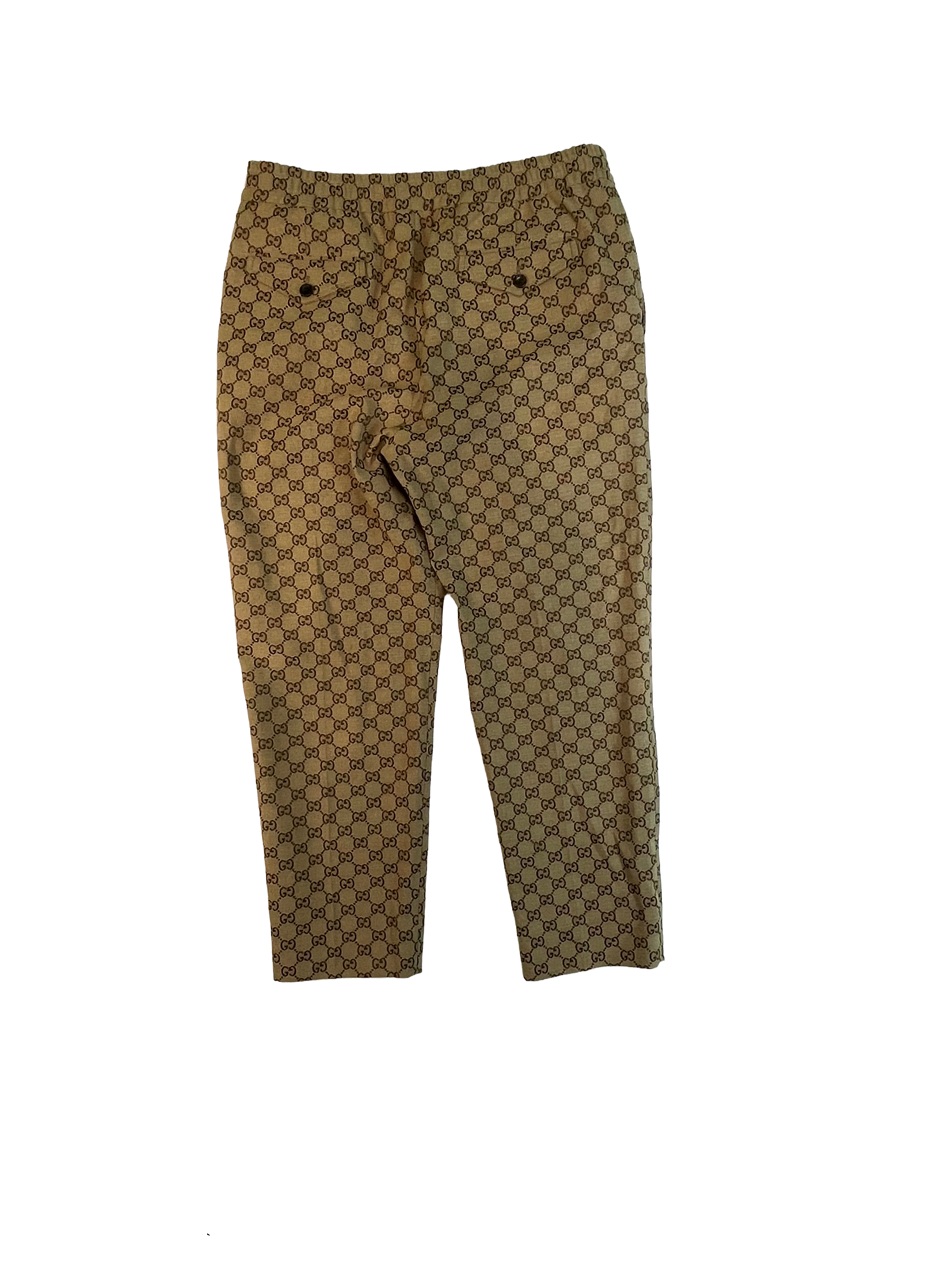 Gucci Monogram Tan Pants