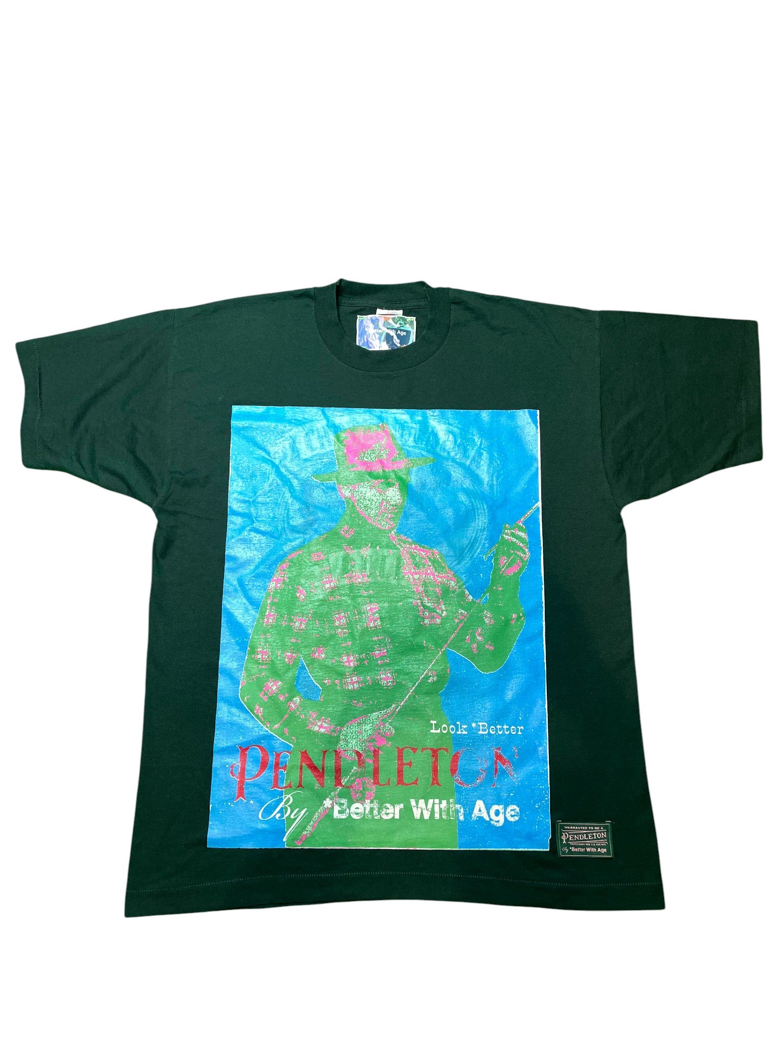 Better With Age Pendleton Novel Tee Dark Green