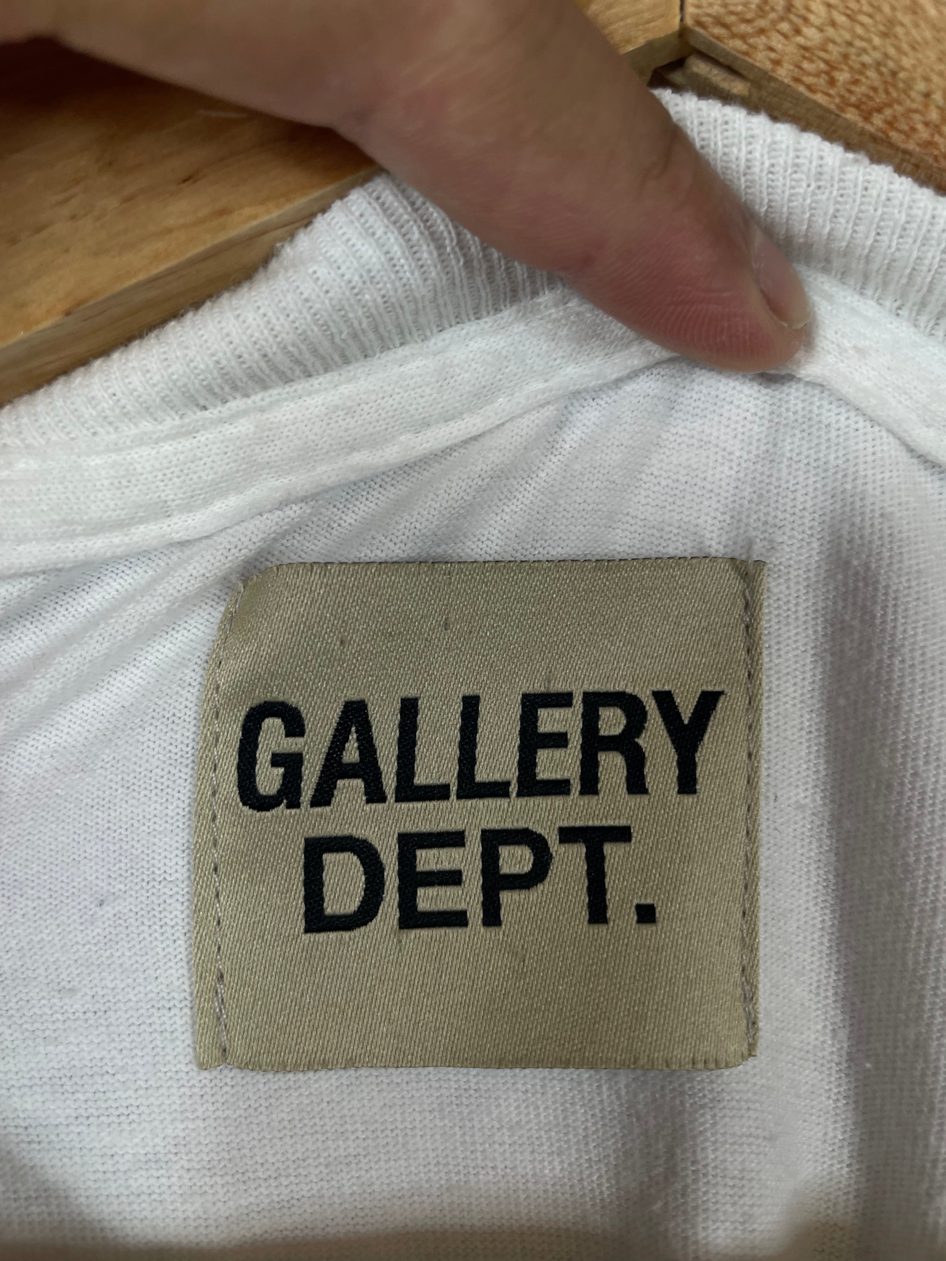 Gallery Dept I Am Sad Long Sleeve White Tee