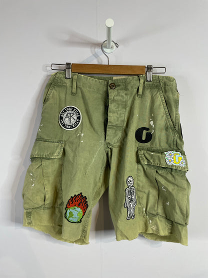 Gallery Dept Olive G Patch Shorts Used 30
