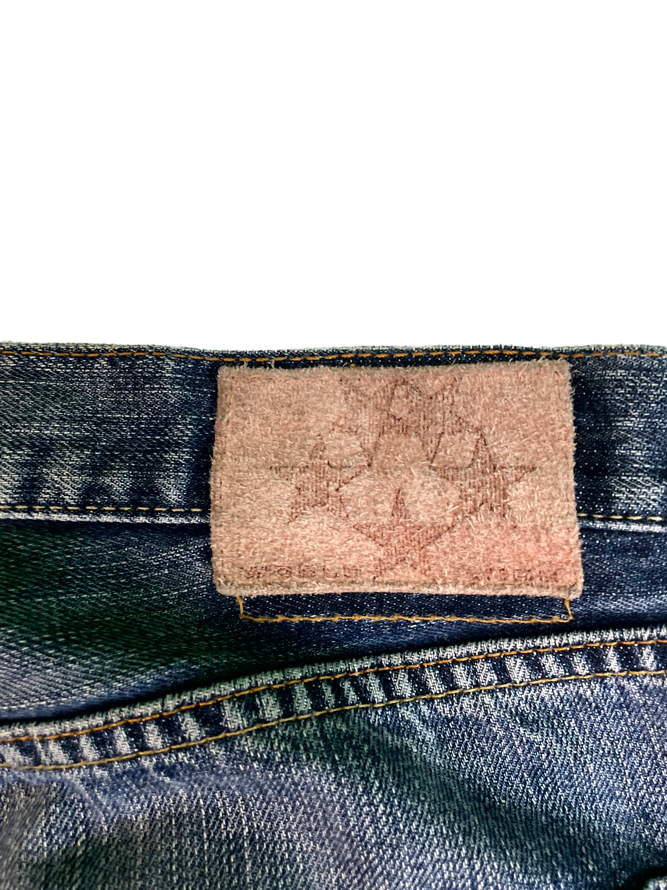Sp5der Worldwide Light Wash & Pink Jeans