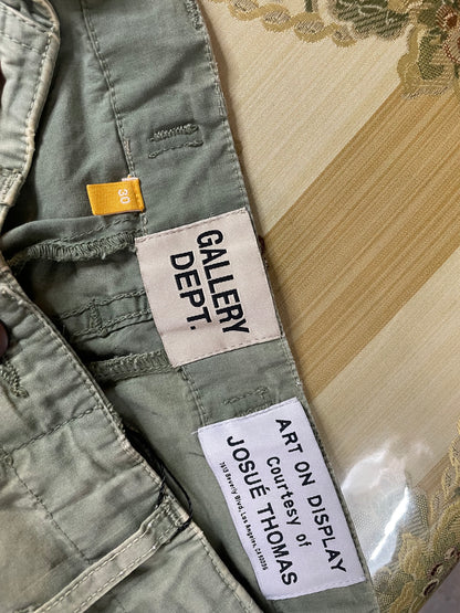 Gallery Dept Olive G Patch Shorts Used 30