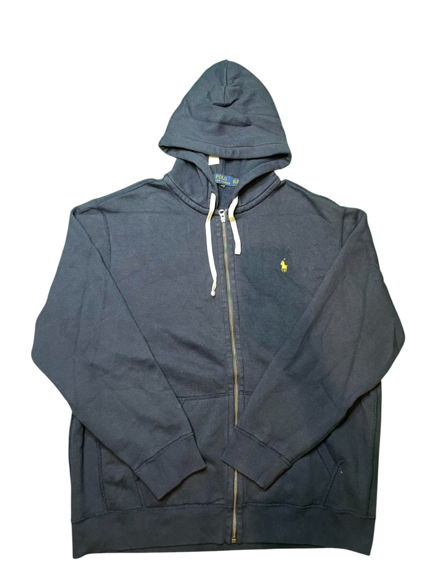 Polo Zip Up Navy & Yellow Jacket