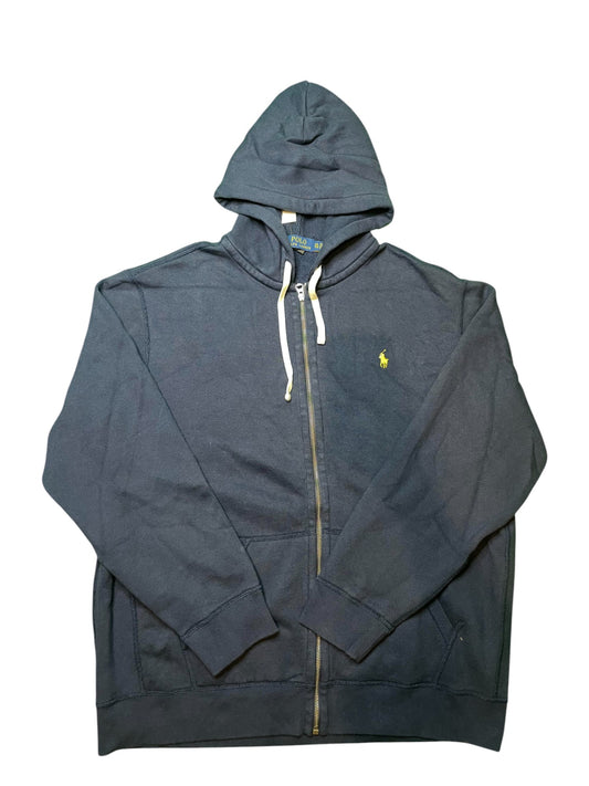 Polo Zip Up Navy & Yellow Jacket