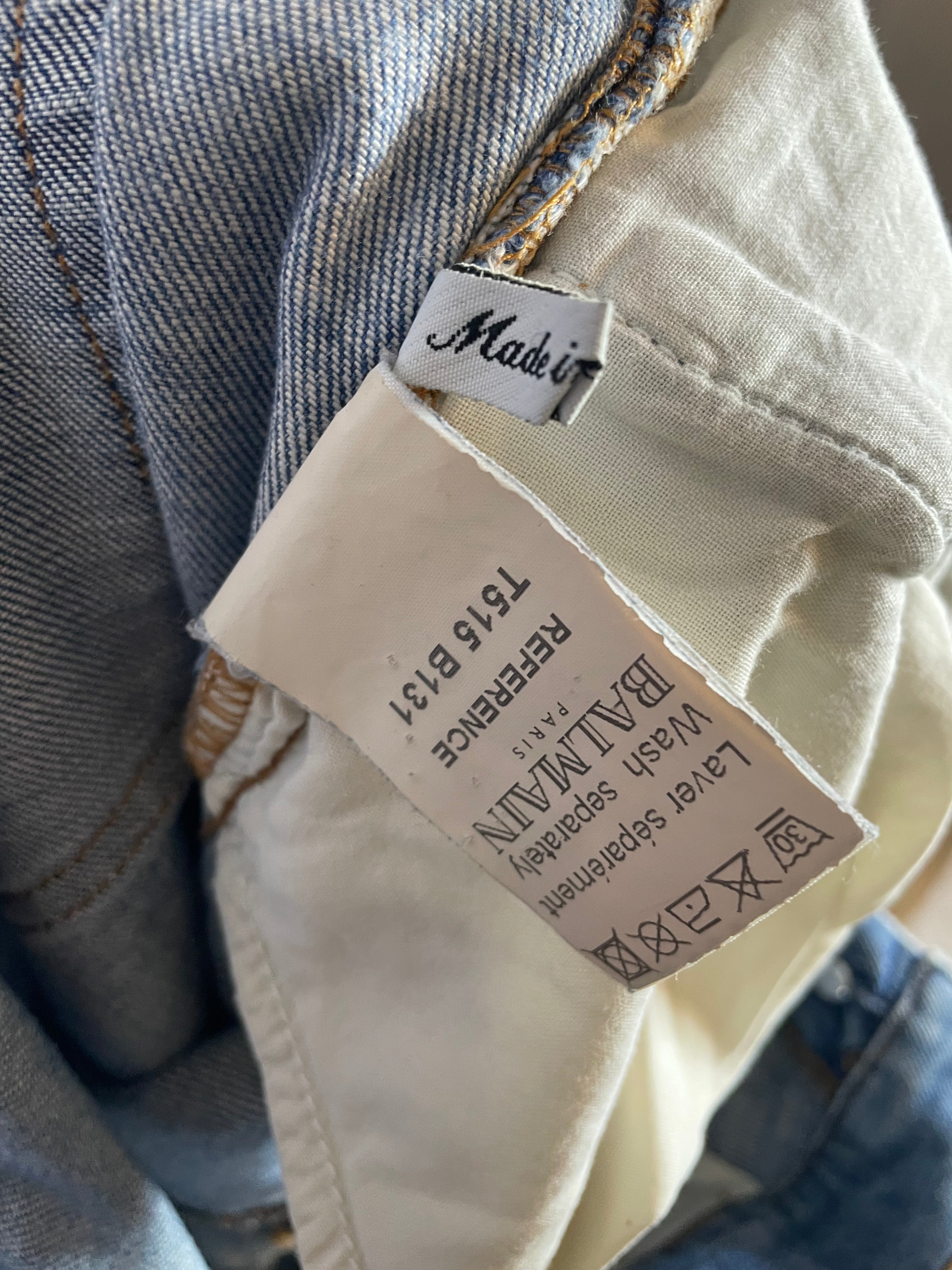 Balmain Light Wash Jeans
