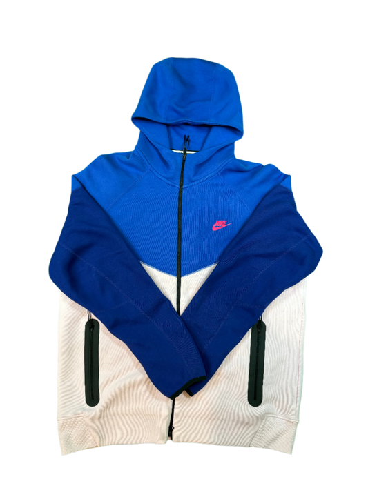 Nike Tech Navy & Pink Zip Up Hoodie