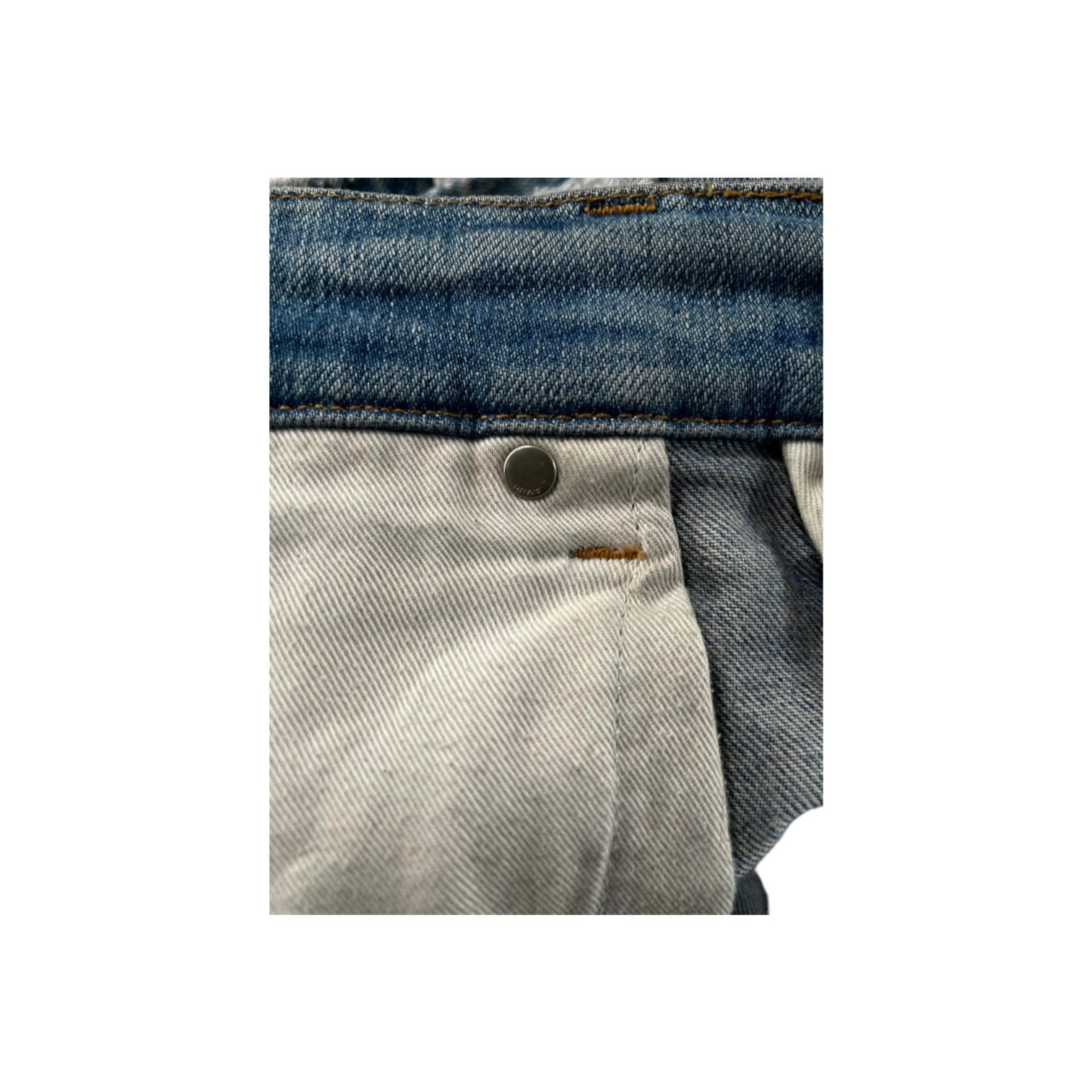 Amiri Paisley Monogram Light Wash Jeans