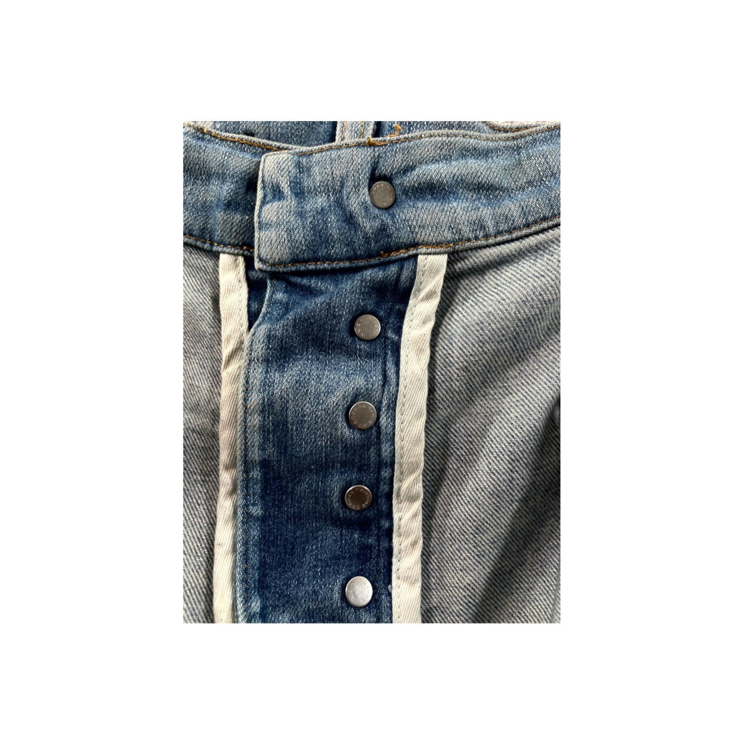 Amiri Paisley Monogram Light Wash Jeans