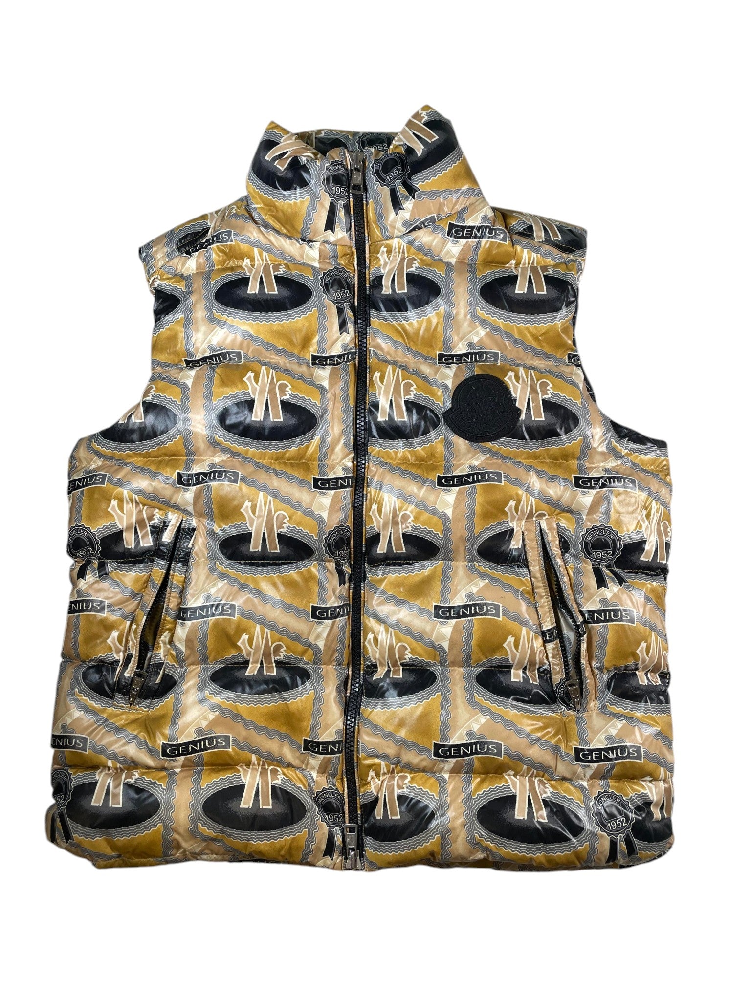 Moncler Genius Black & Gold Puffer Vest