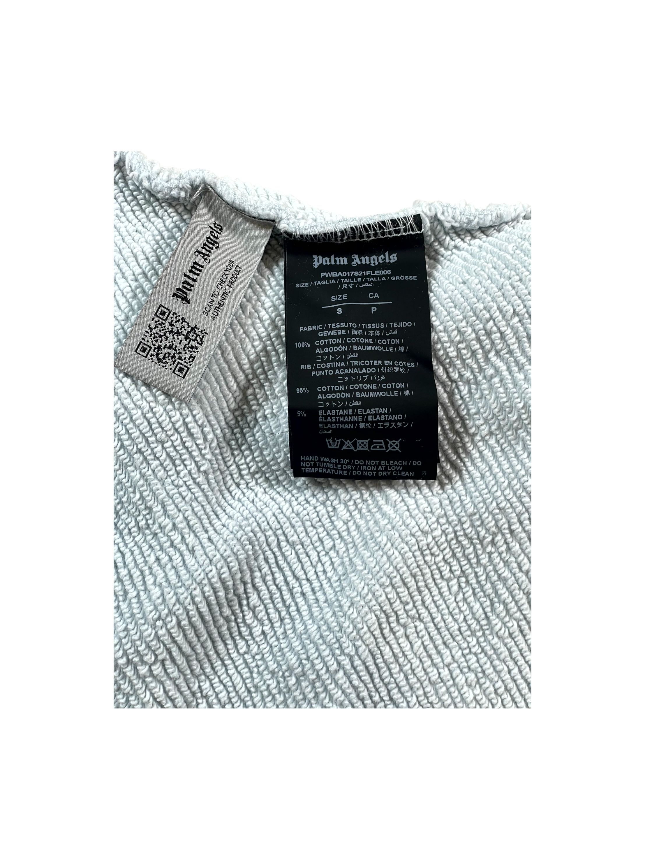 Palm Angels Palm Tree Crewneck Baby Blue Sweatshirt