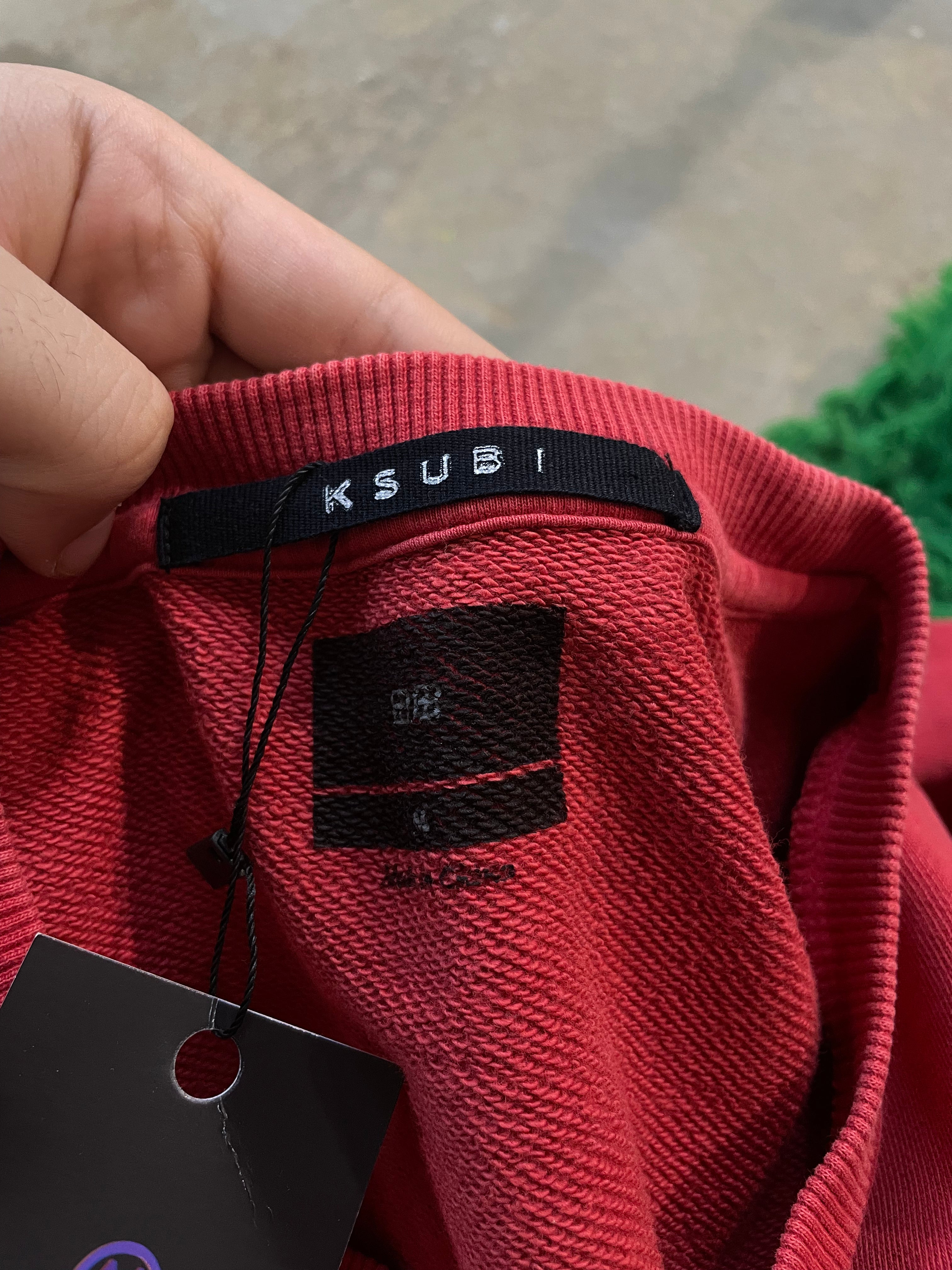 Ksubi Crewneck Red Used Medium