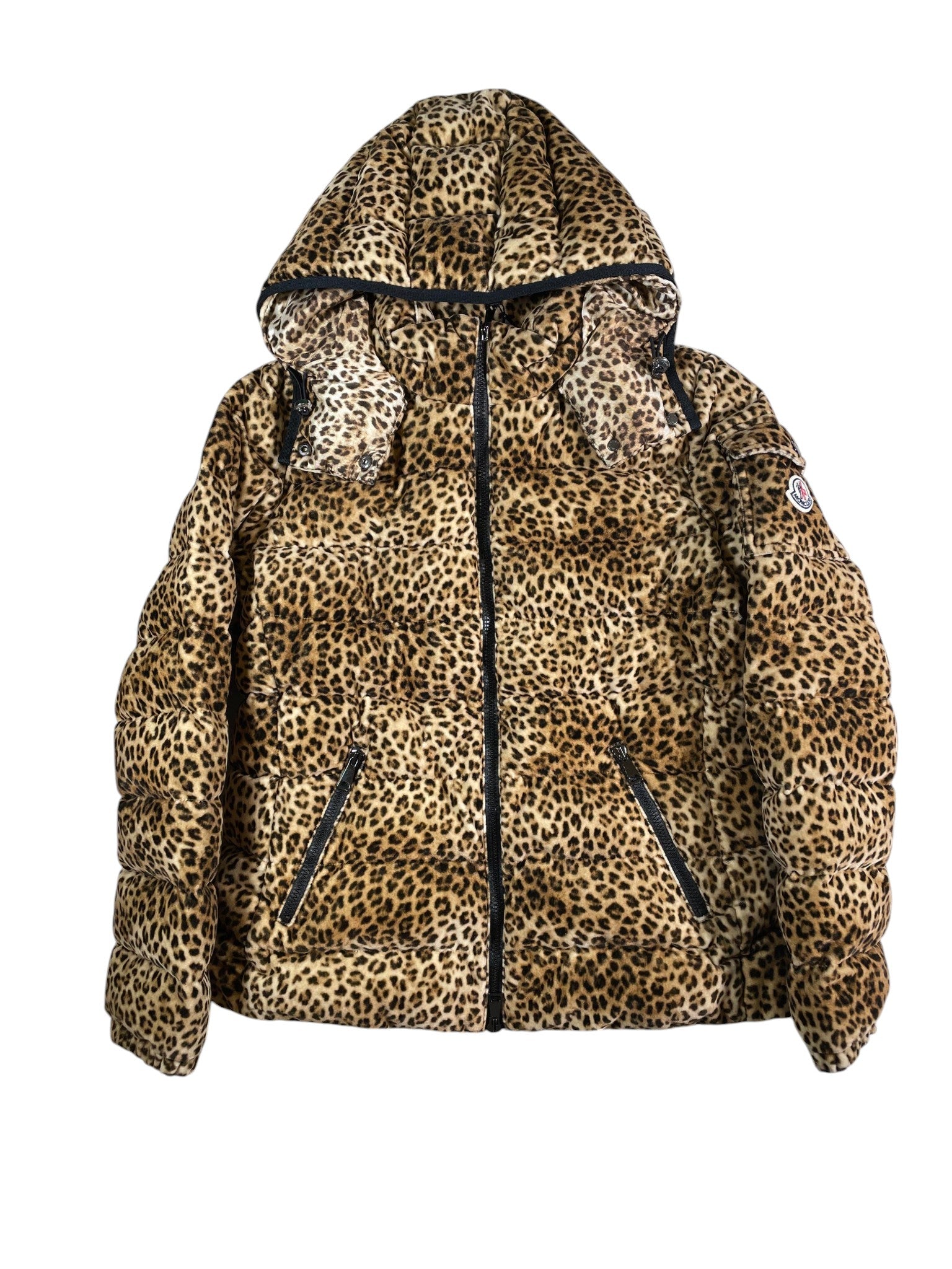 Moncler Cheetah Print Puffer Jacket