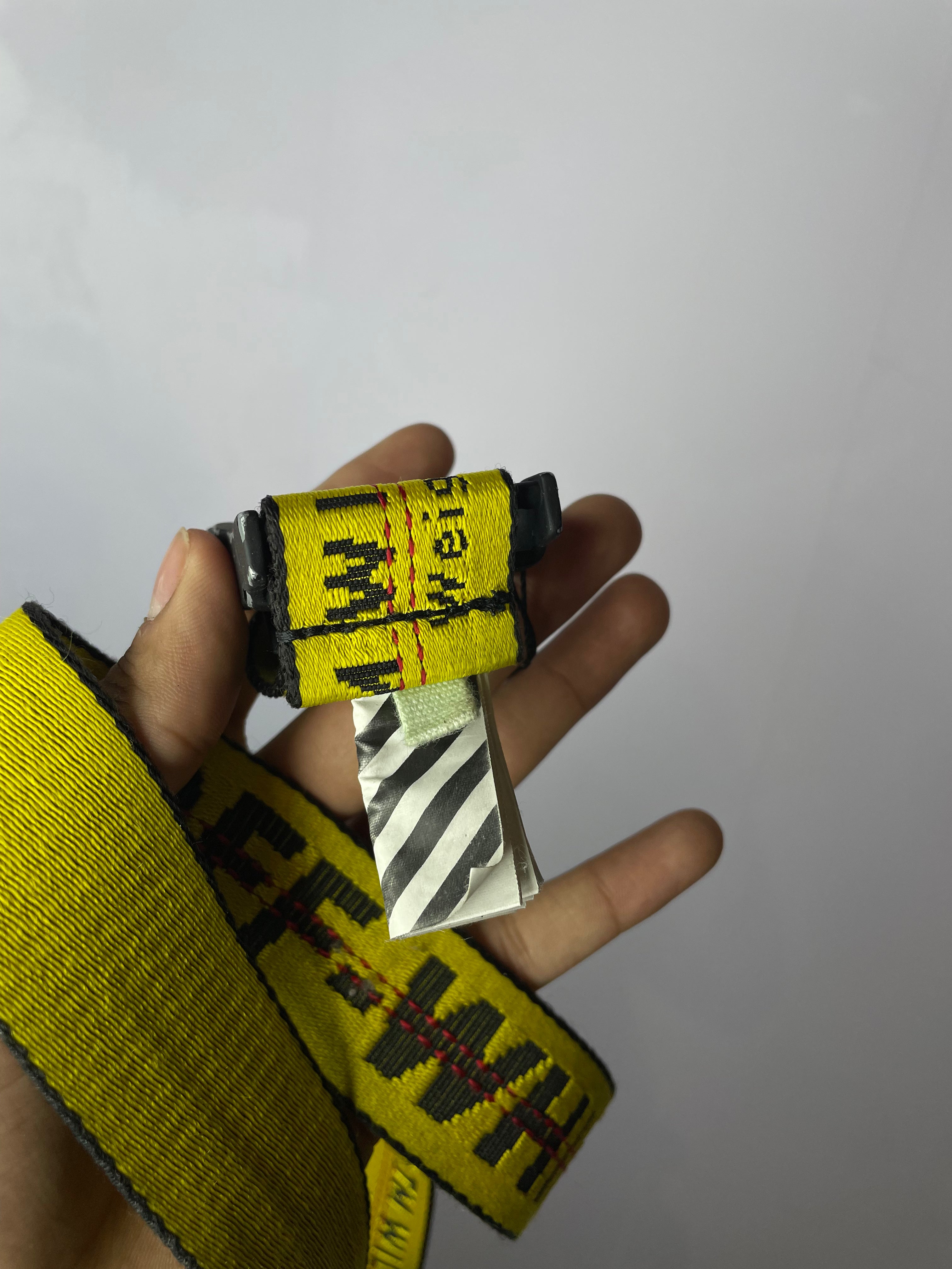 Off White Yellow Belt OSFM