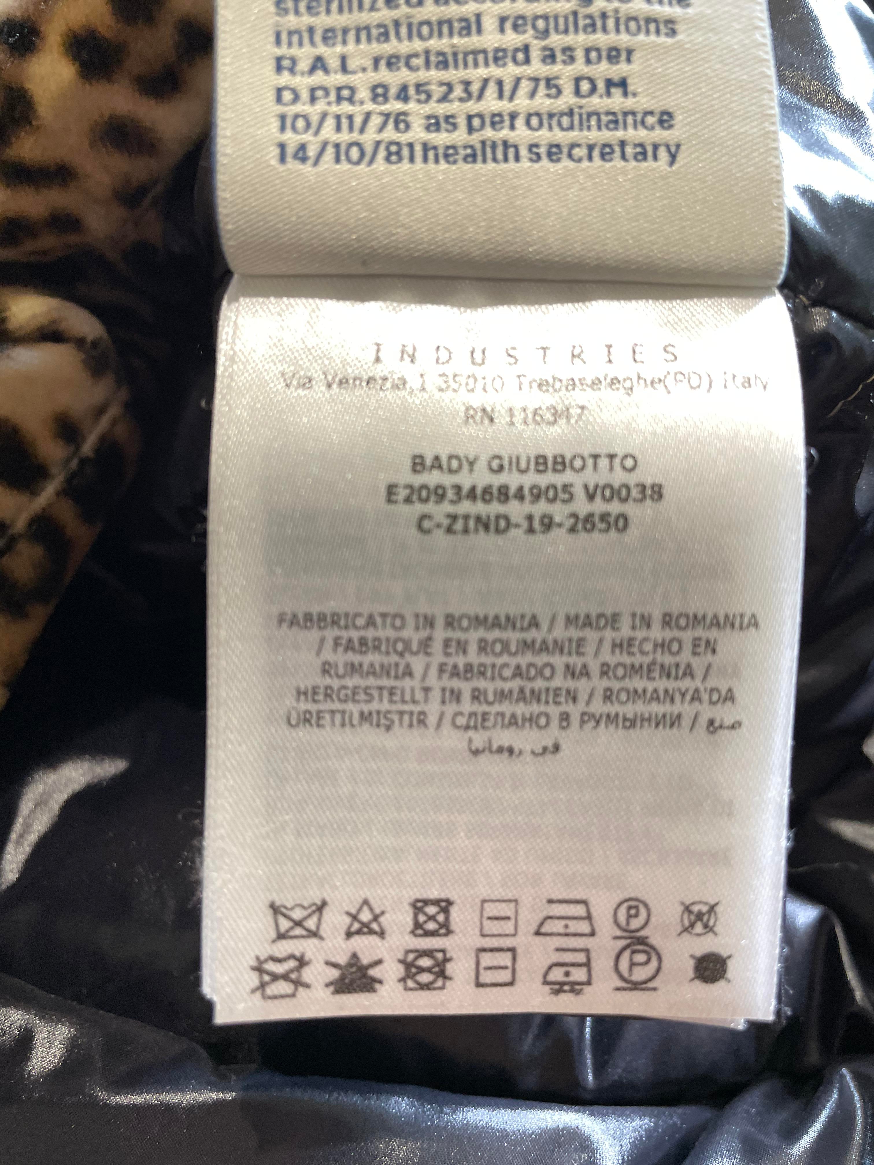 Moncler Cheetah Print Puffer Jacket