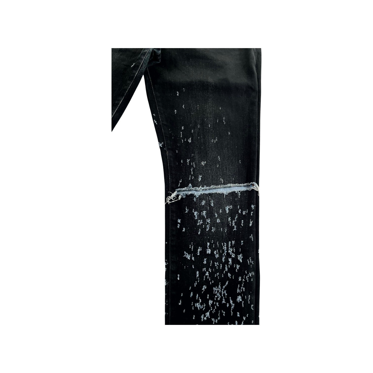 Amiri Shotgun Black Waxed Jeans