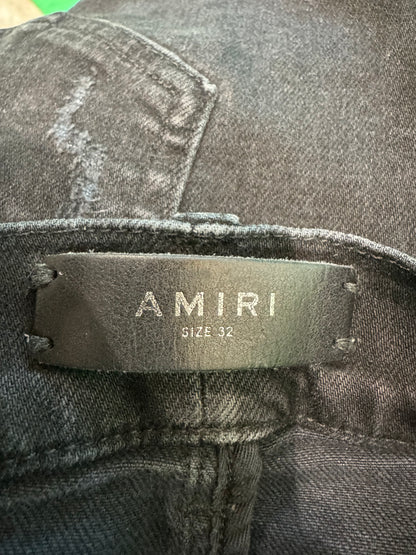 Amiri Thrasher Plain Black Jeans