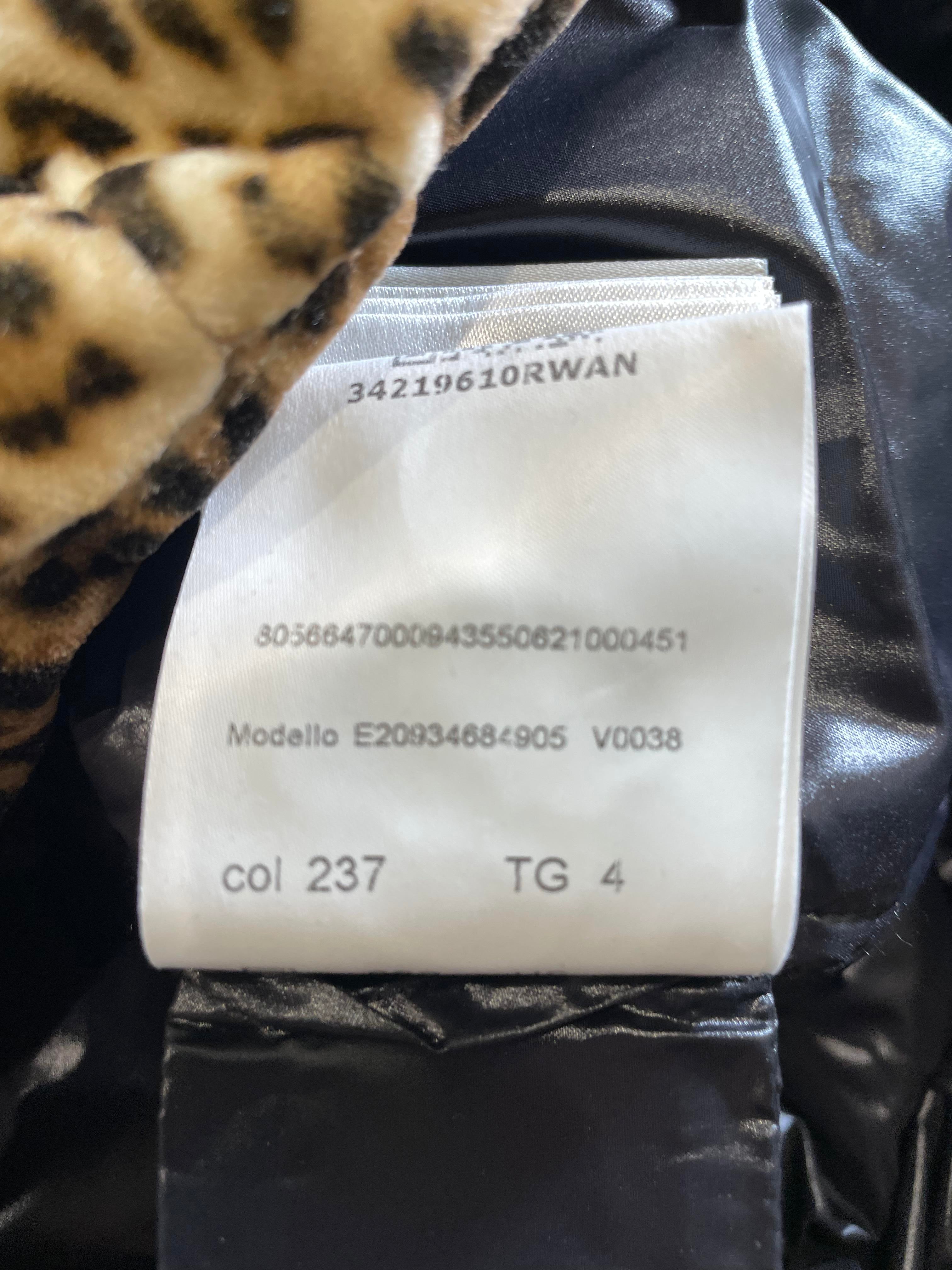Moncler Cheetah Print Puffer Jacket