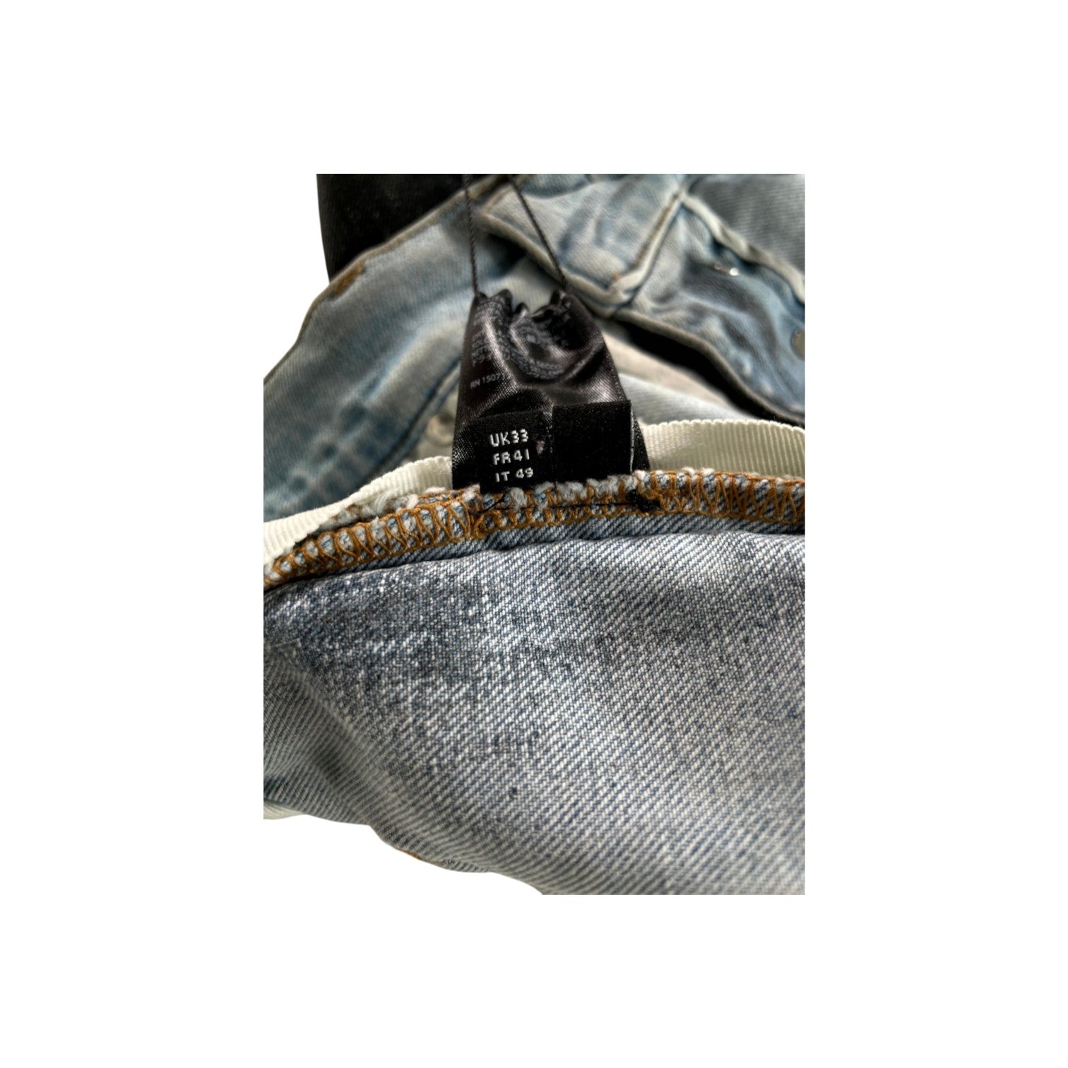 Amiri Shotgun Black Waxed Jeans