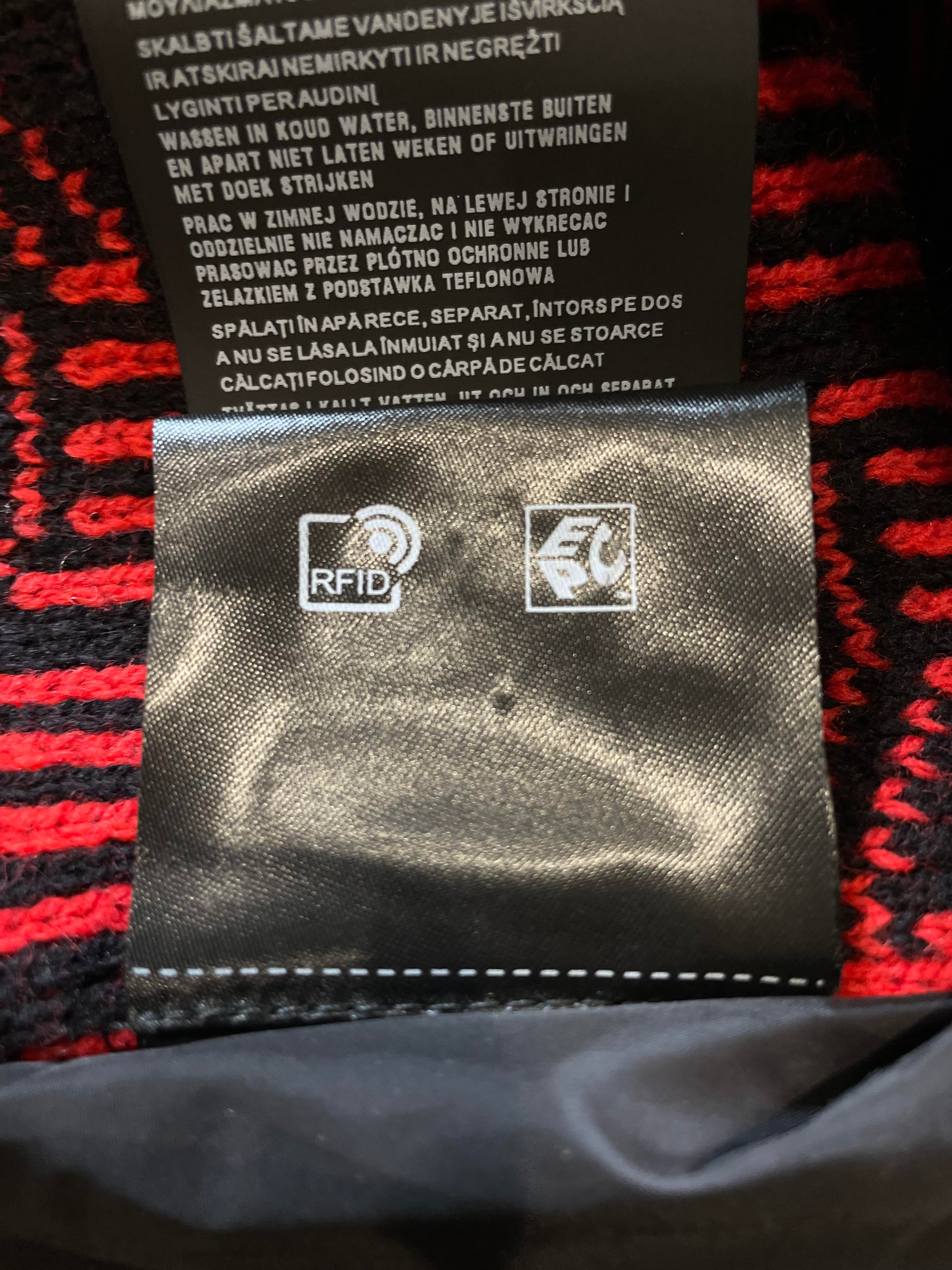 Prada Raf Simmons Black & Red Nylon Bomber Jacket