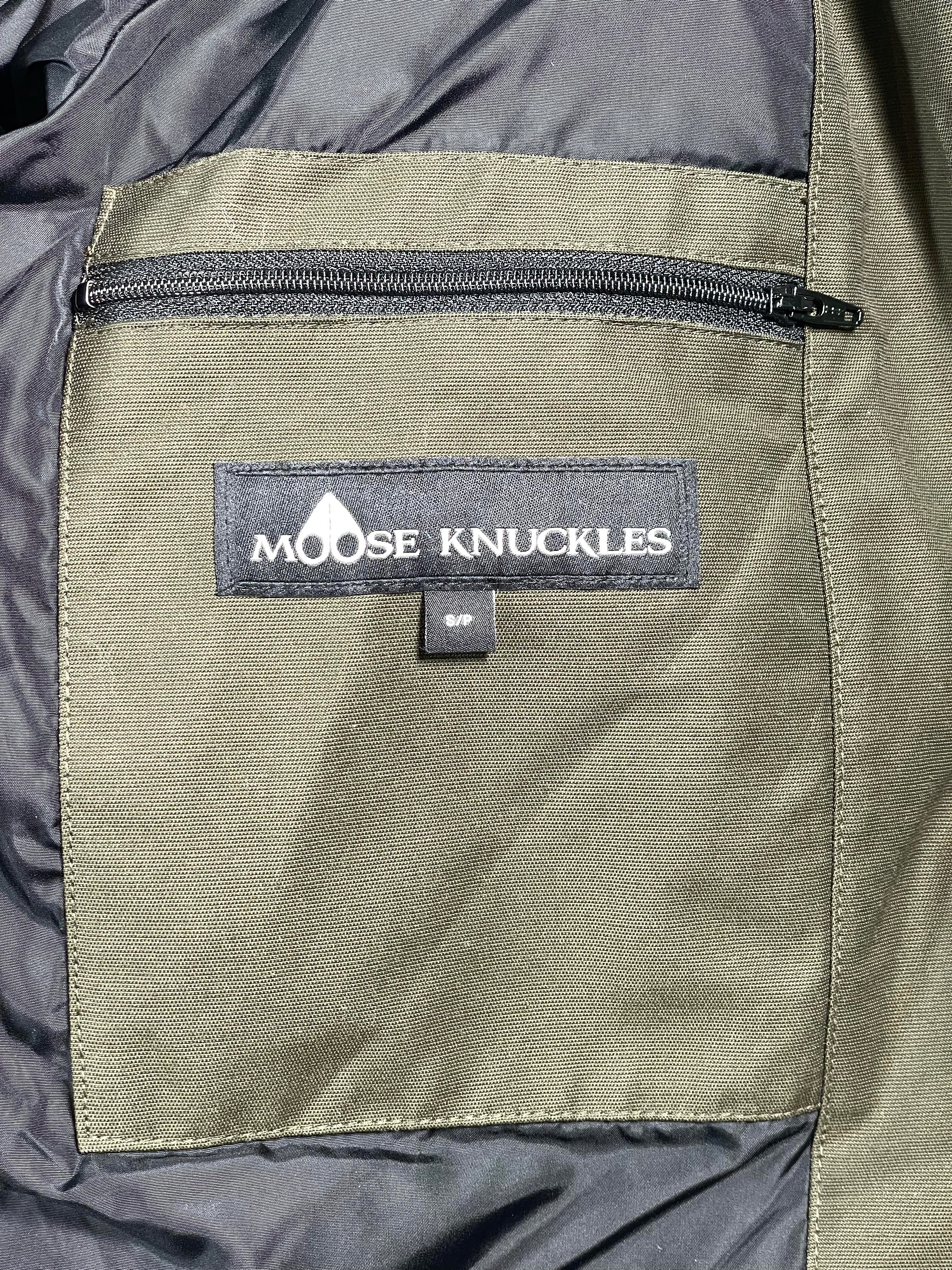 Moose Knuckles 3Q Olive & Black Fur Jacket