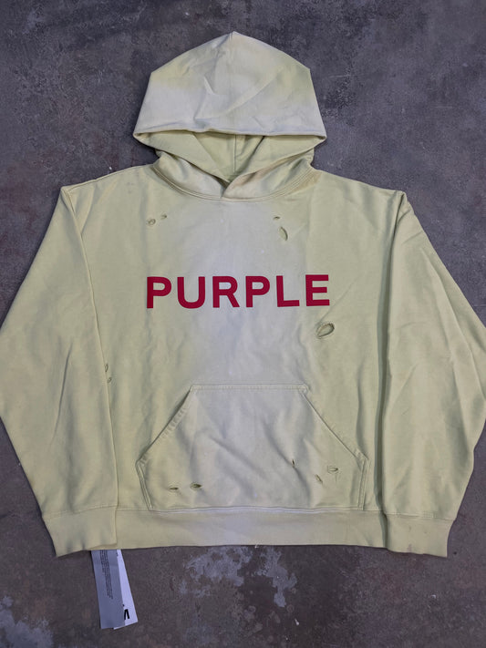 Purple Brand Hoodie Yellow Used Medium