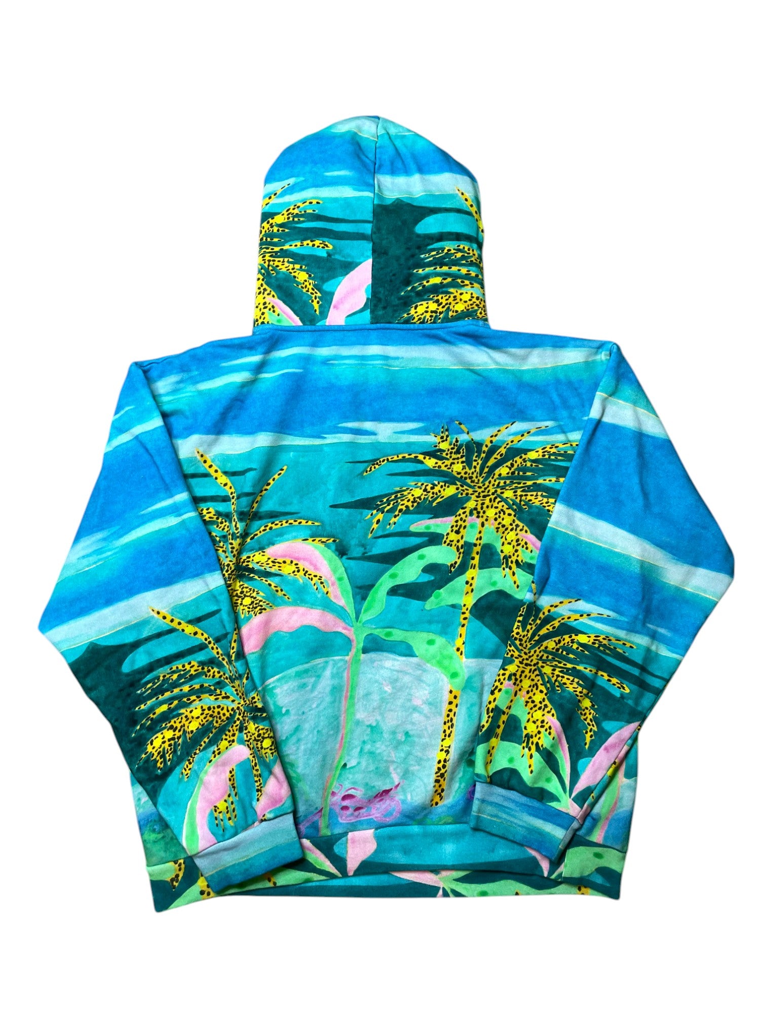 Celine Tropical Hoodie Blue