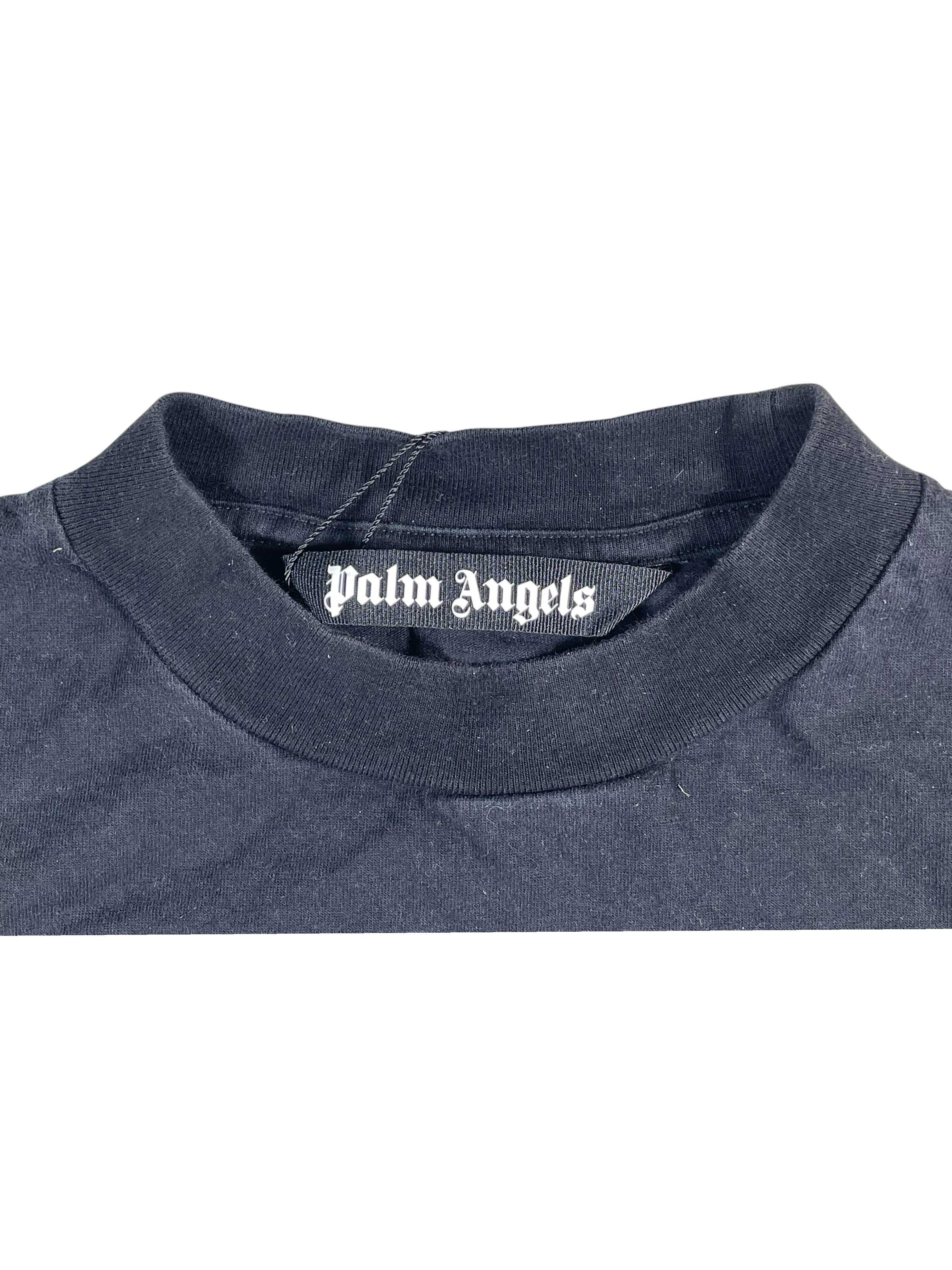 Palm Angels Teddy Black & White Tee