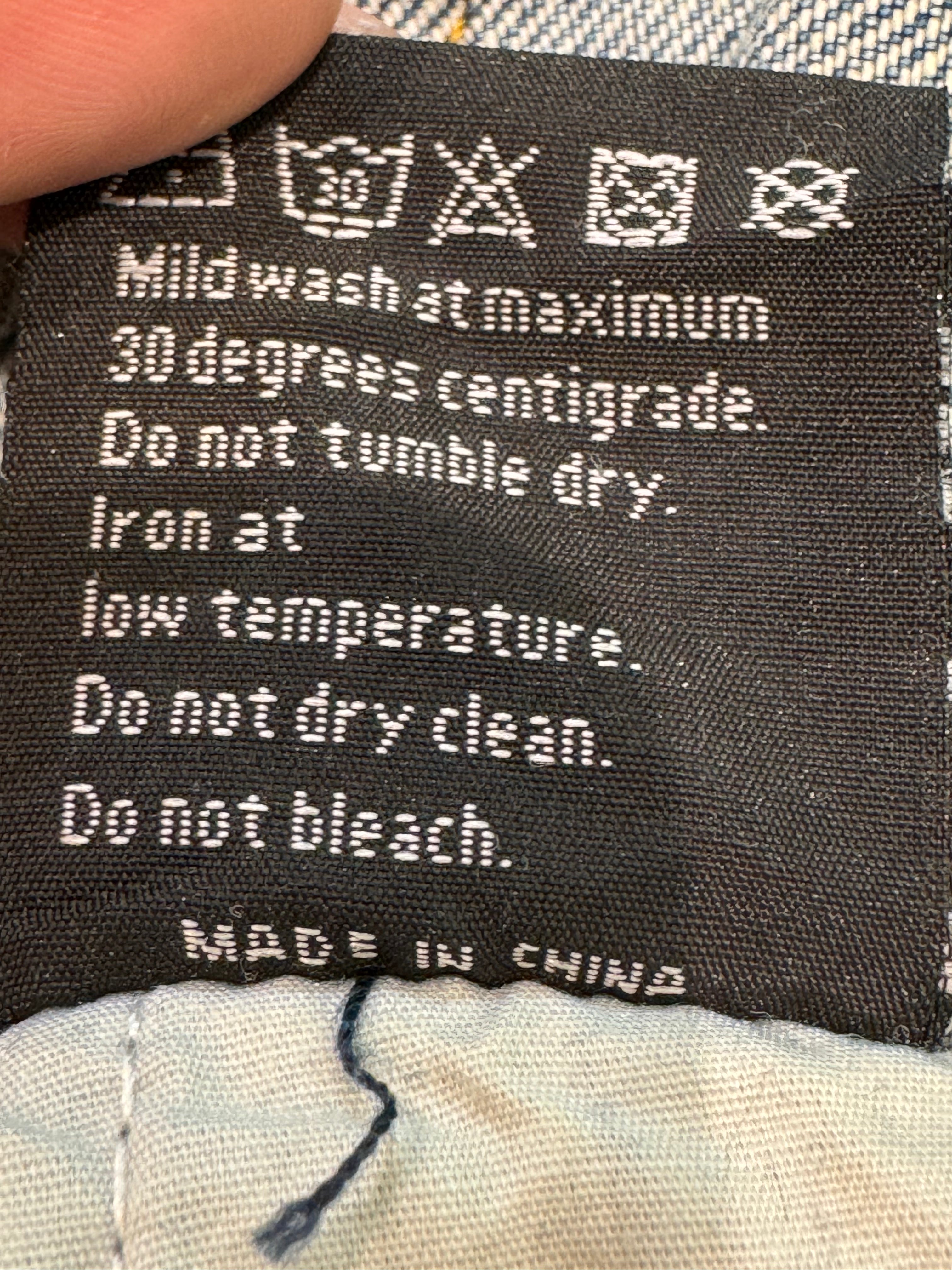 WDW Sunflower Distressed Blue & Yellow Jeans