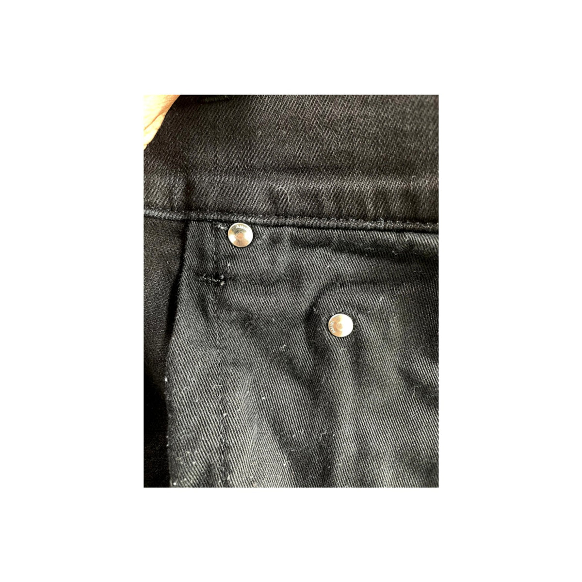 Amiri Ripped Thrasher Black Jeans