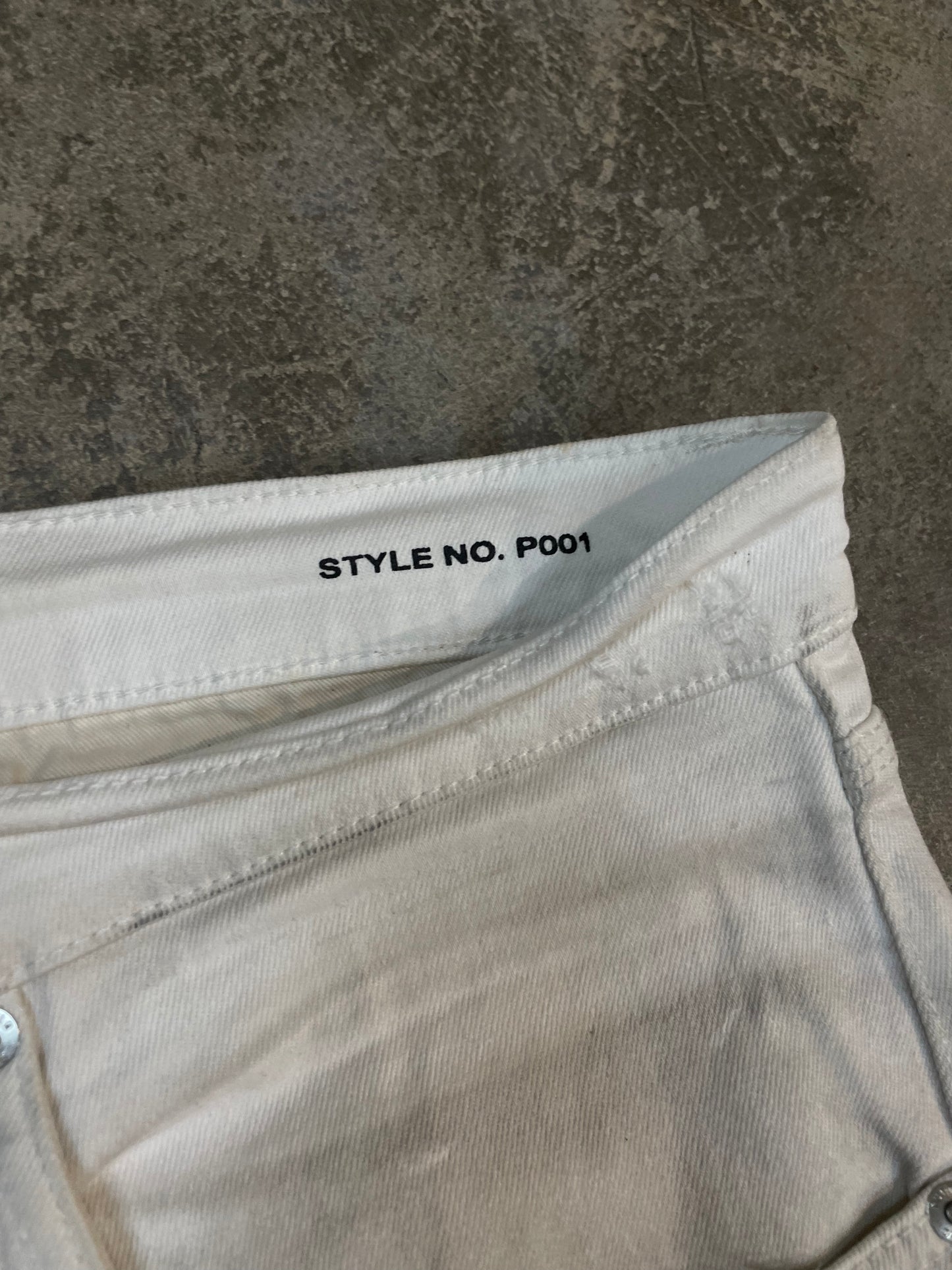 Purple Jeans White 30 Used