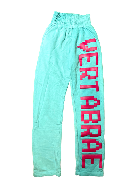 Vertabrae Baby Blue Pin Sweat Pants