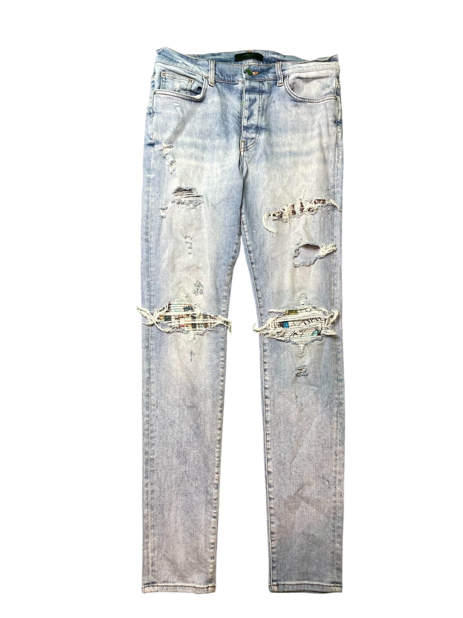 Amiri MX1 Lightwash Acai Patch