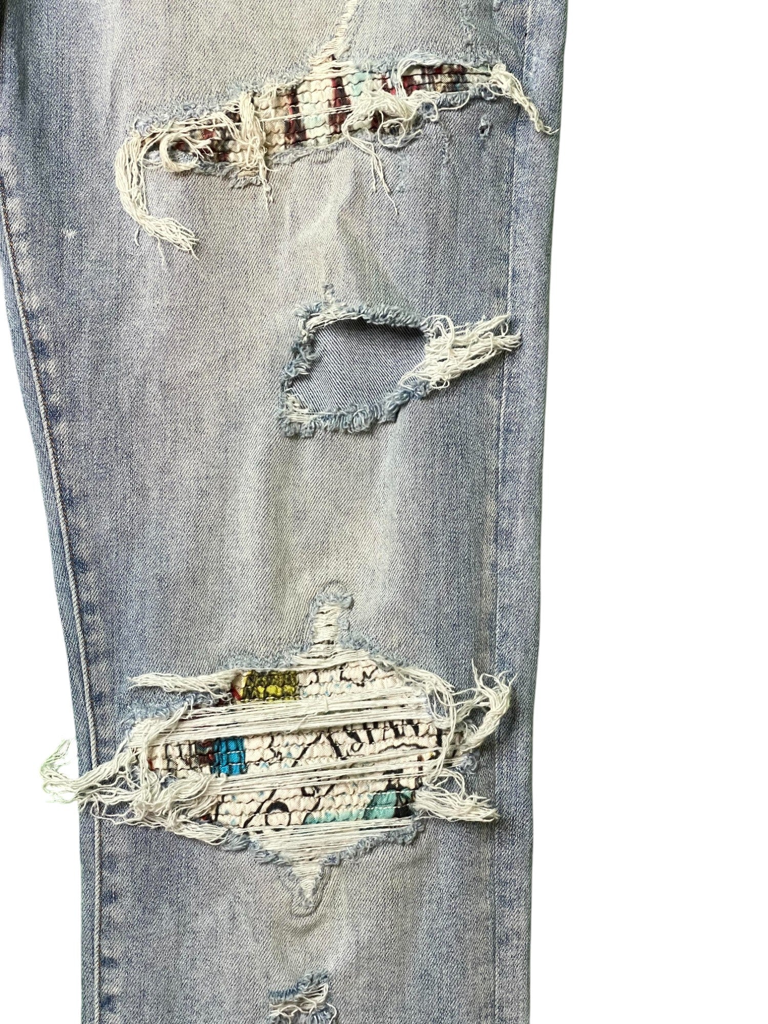 Amiri MX1 Lightwash Acai Patch
