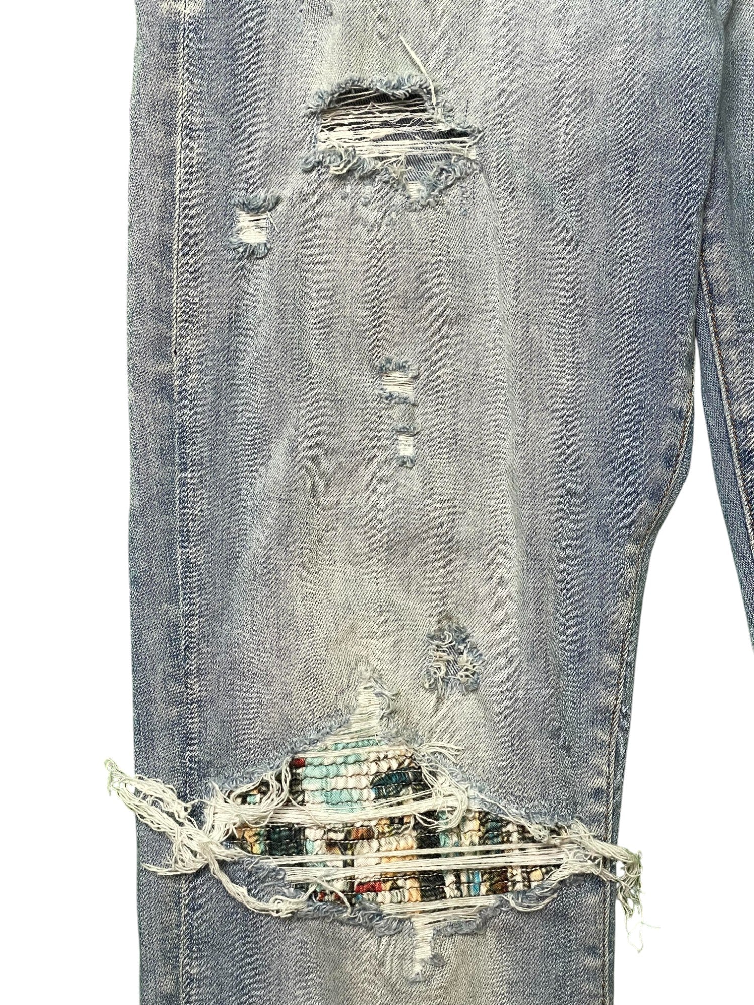 Amiri MX1 Lightwash Acai Patch