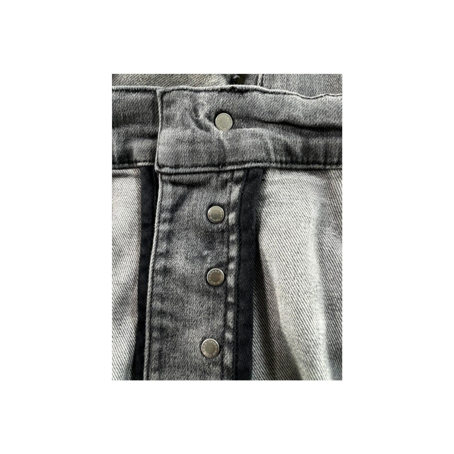 Amiri Plain Thrasher Ripped Grey Jeans